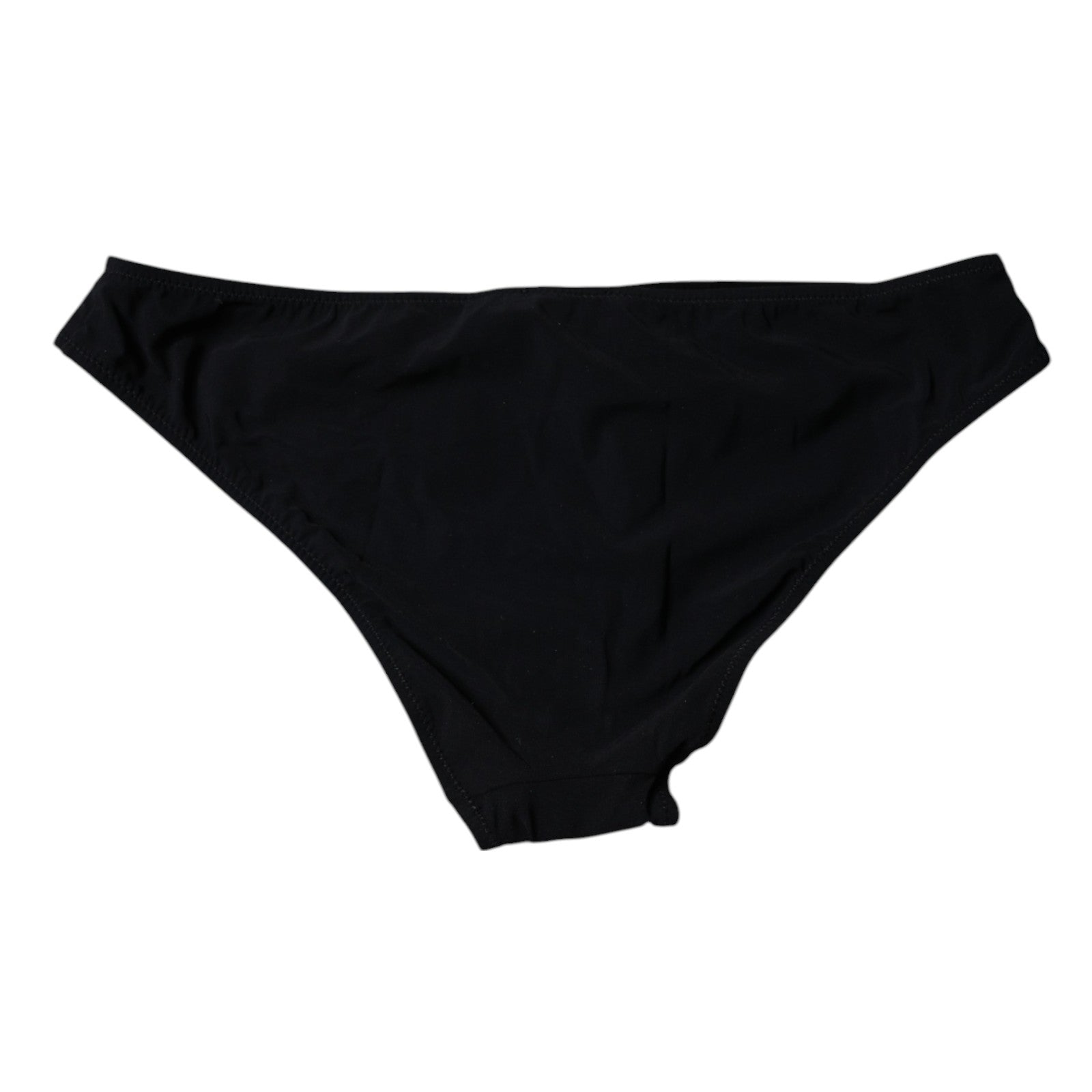 Dolce & Gabbana Black Nylon Stretch Mid Waist Panty Underwear-5