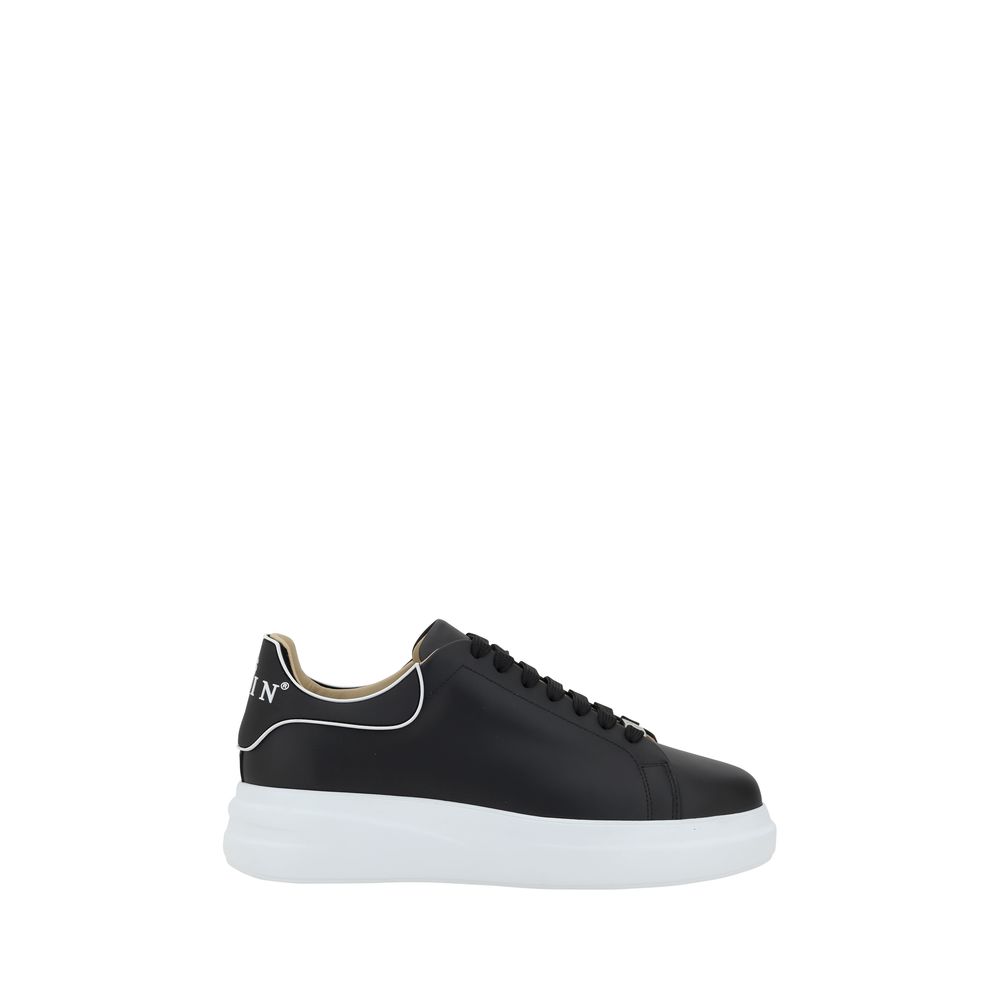Zapatillas bajas de goma negras Philipp Plein-1