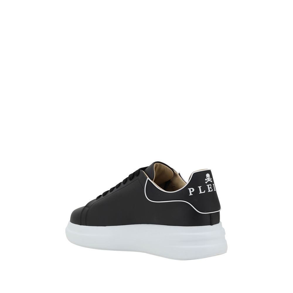 Zapatillas bajas de goma negras Philipp Plein-3