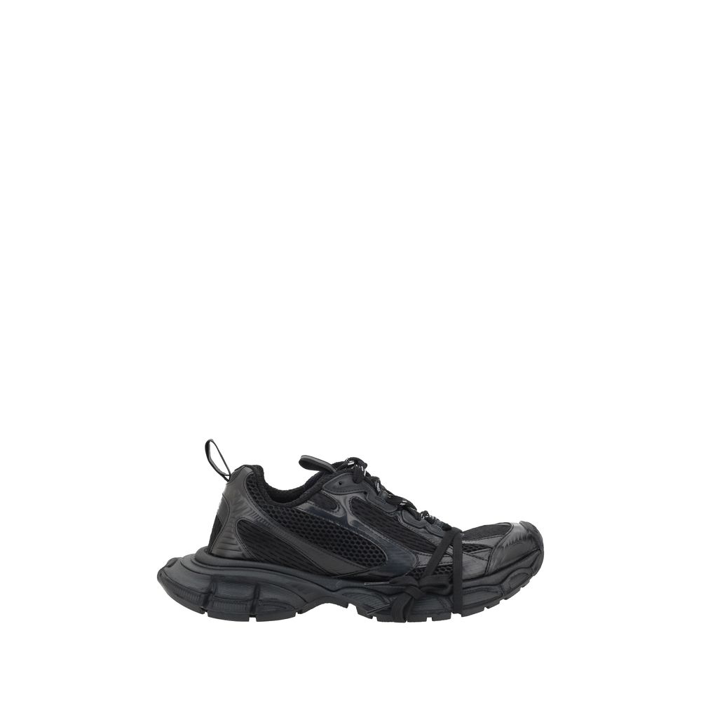 Balenciaga Black Rubber Sneakers for Sports and Leisure-1