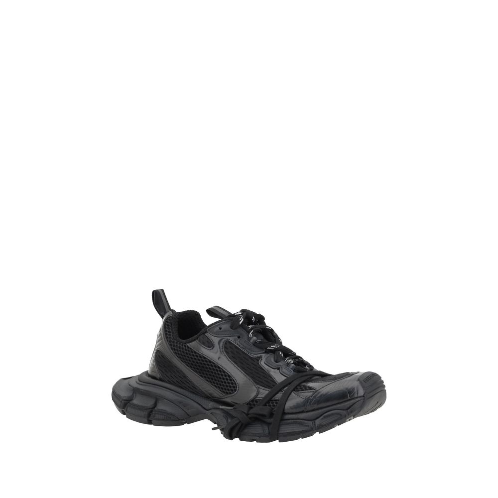 Balenciaga Black Rubber Sneakers for Sports and Leisure-2