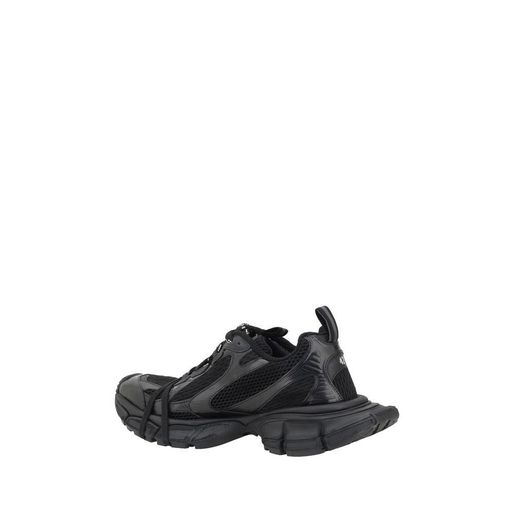 Balenciaga Black Rubber Sneakers for Sports and Leisure-3