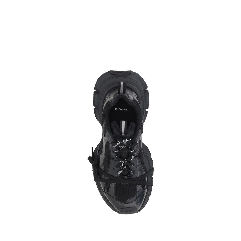 Balenciaga Black Rubber Sneakers for Sports and Leisure-4