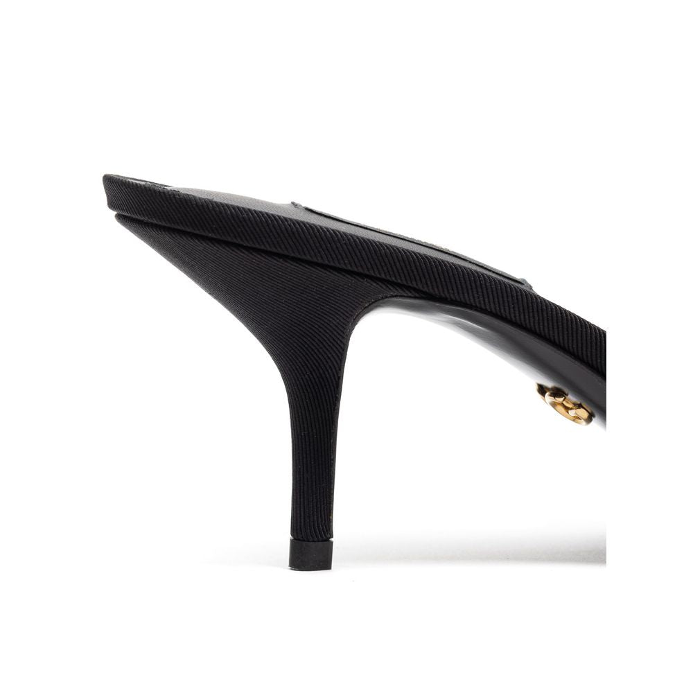 Dolce & Gabbana Black Cotton Mules-5