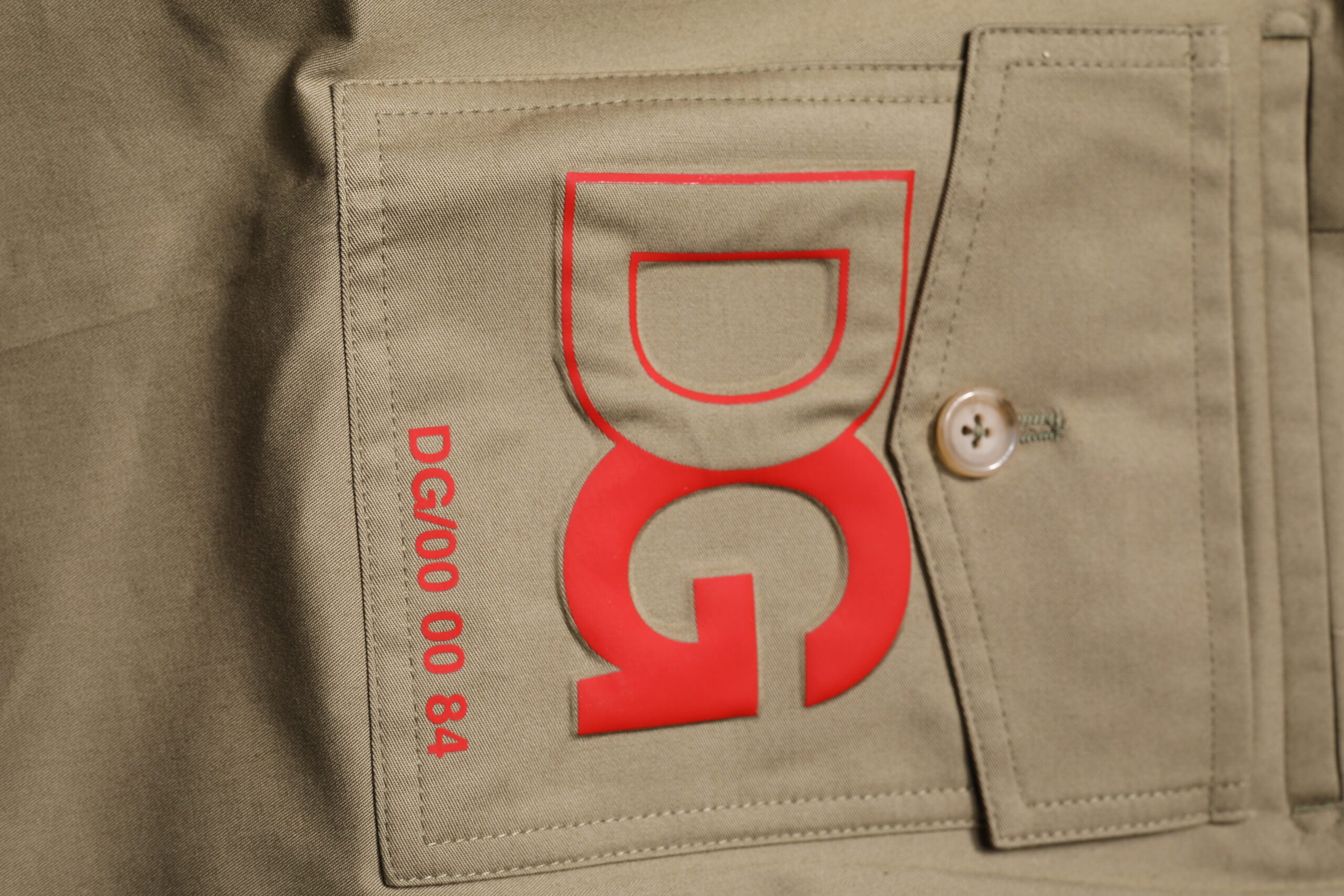 Dolce & Gabbana Dark khaki cotton tapered pants-6