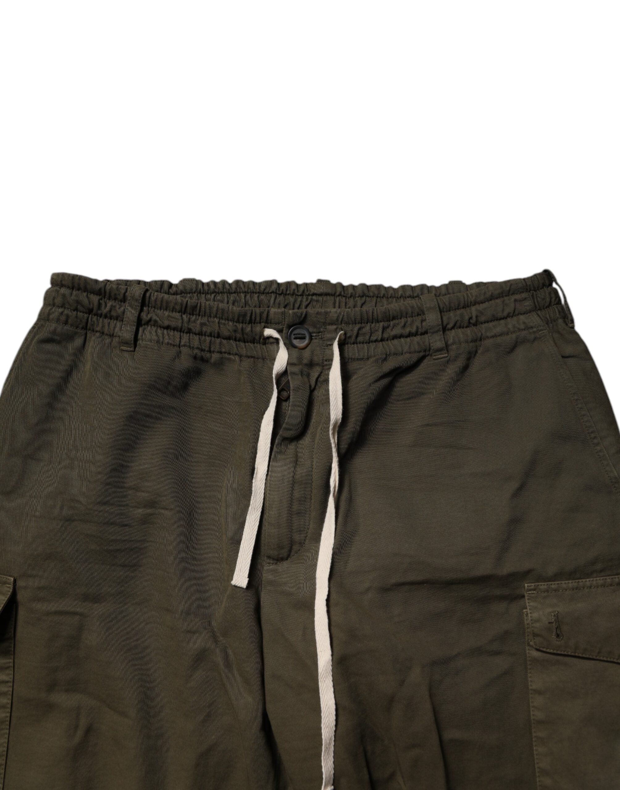 Dolce & Gabbana Braune Baumwoll-Stretch-Cargo-Hose-5