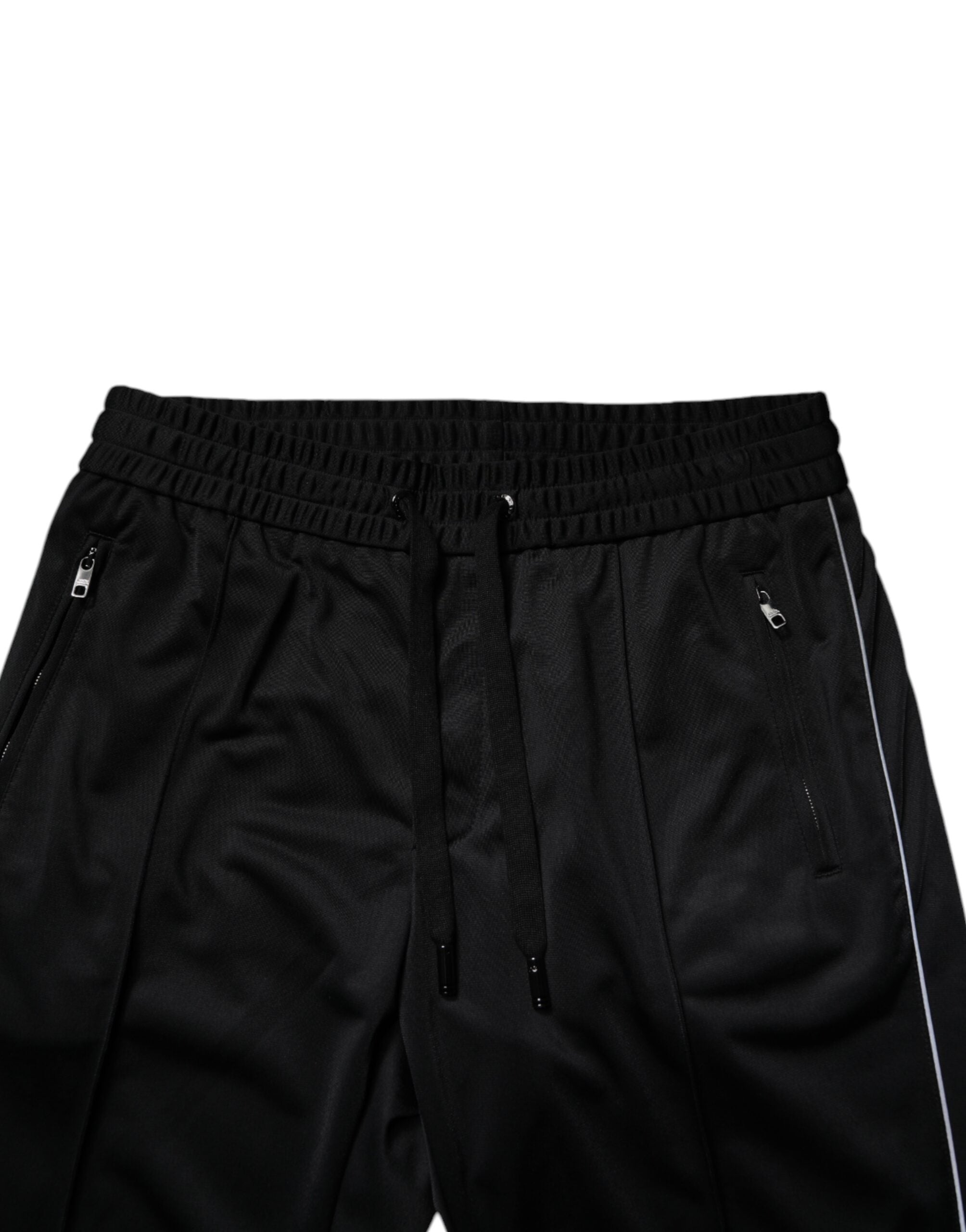 Dolce & Gabbana Black Polyester Men's Jogger Sweatpants Trousers-5