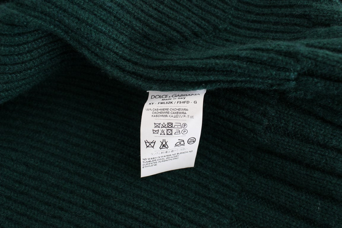 Dolce & Gabbana Green Knit Cardigan in Cashmere-7
