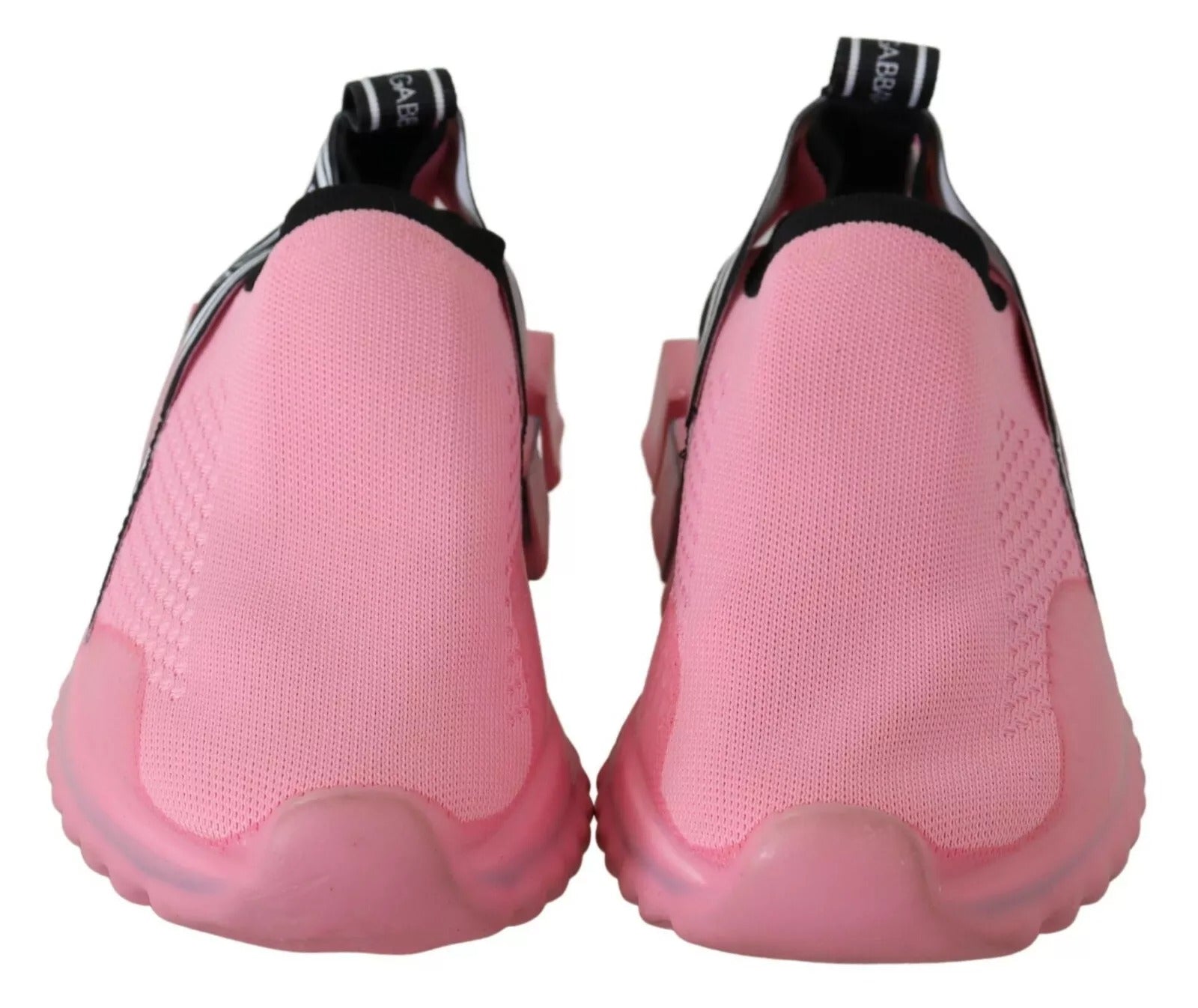 Dolce & Gabbana Pink Low Top Sorrento Sneakers Slip On Casual Shoes-6
