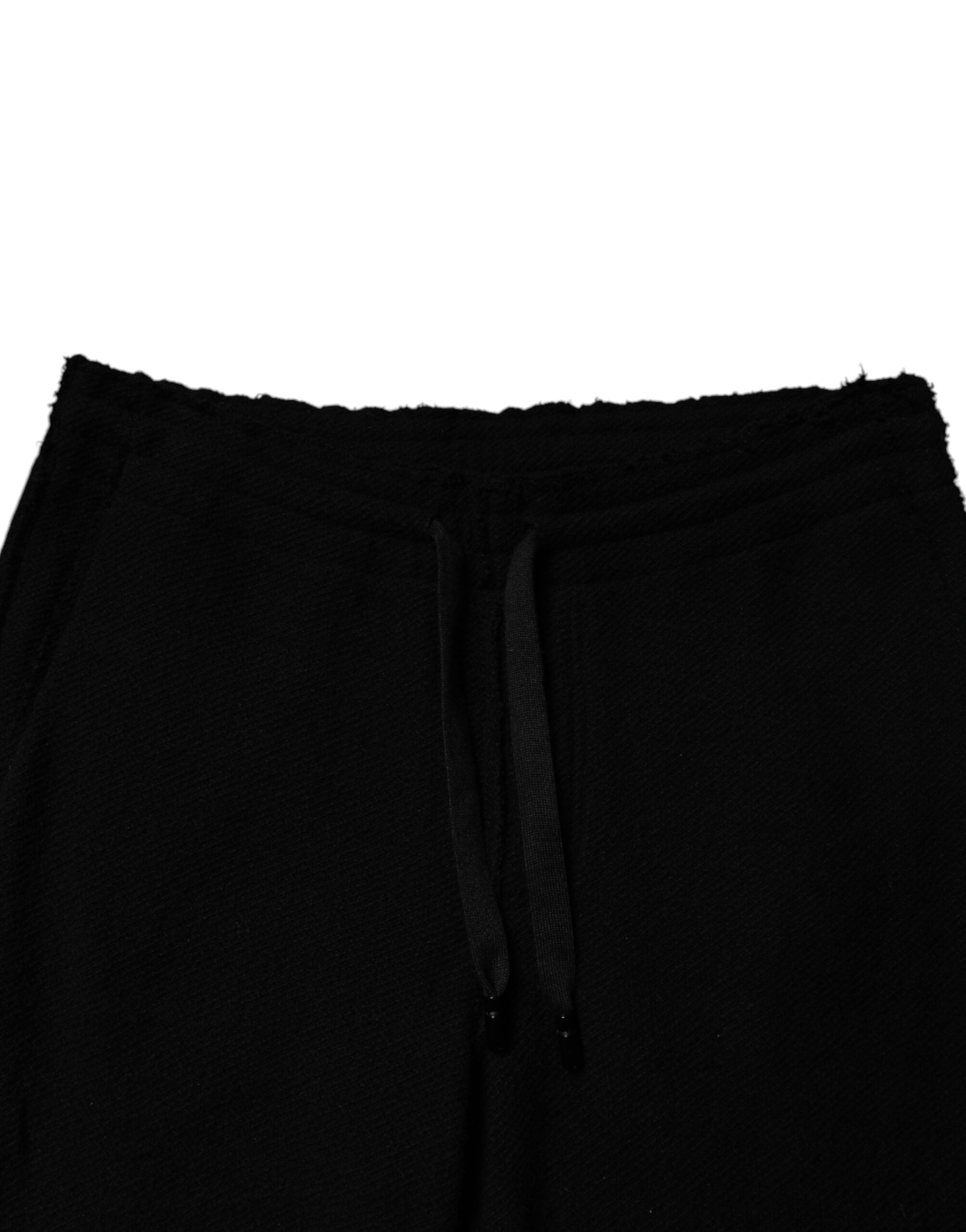 Dolce & Gabbana Black Cashmere Joggers Men's Sweatpants Trousers-5