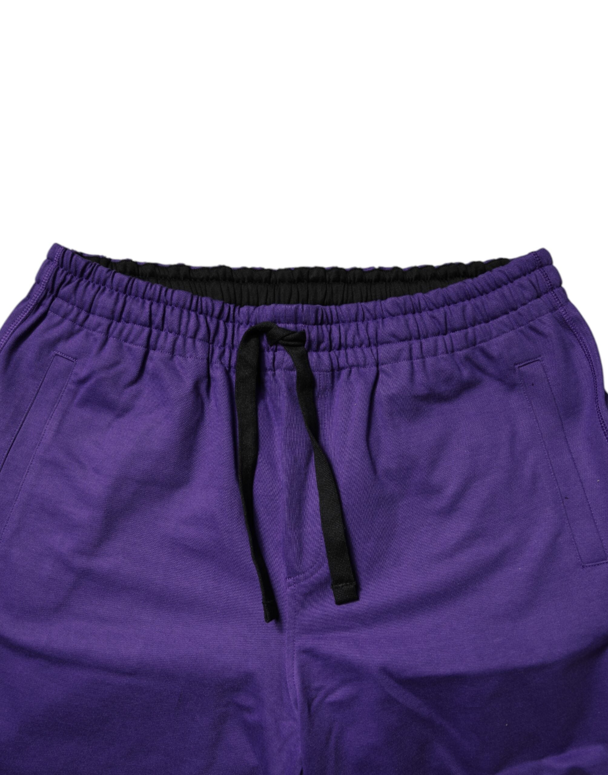 Bermudas deportivas de algodón morado para hombre de Dolce & Gabbana-5