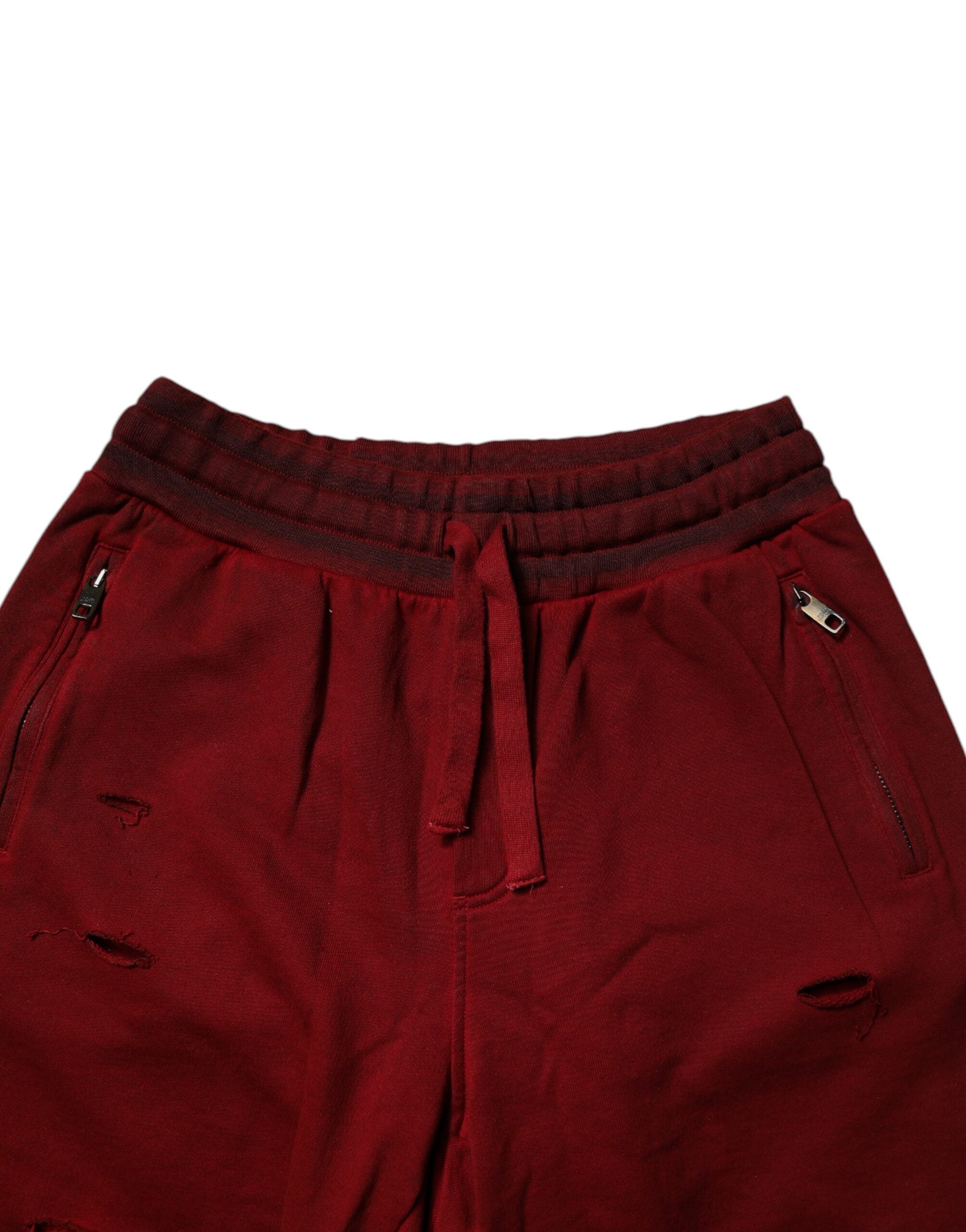 Bermudas de algodón burdeos Dolce & Gabbana para hombre-5