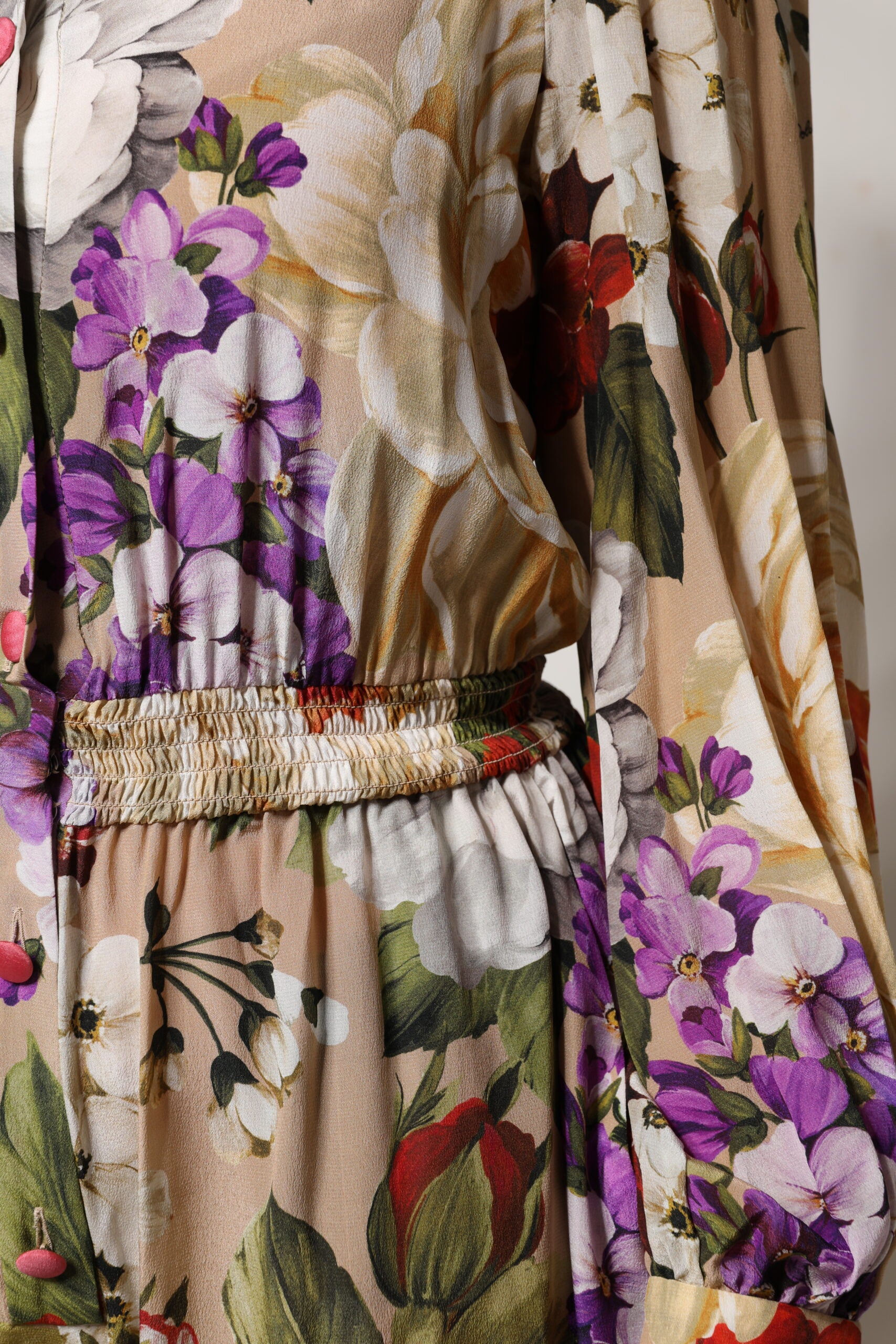 Dolce & Gabbana Multicolor Floral Wide Leg Jumpsuit Dress-7