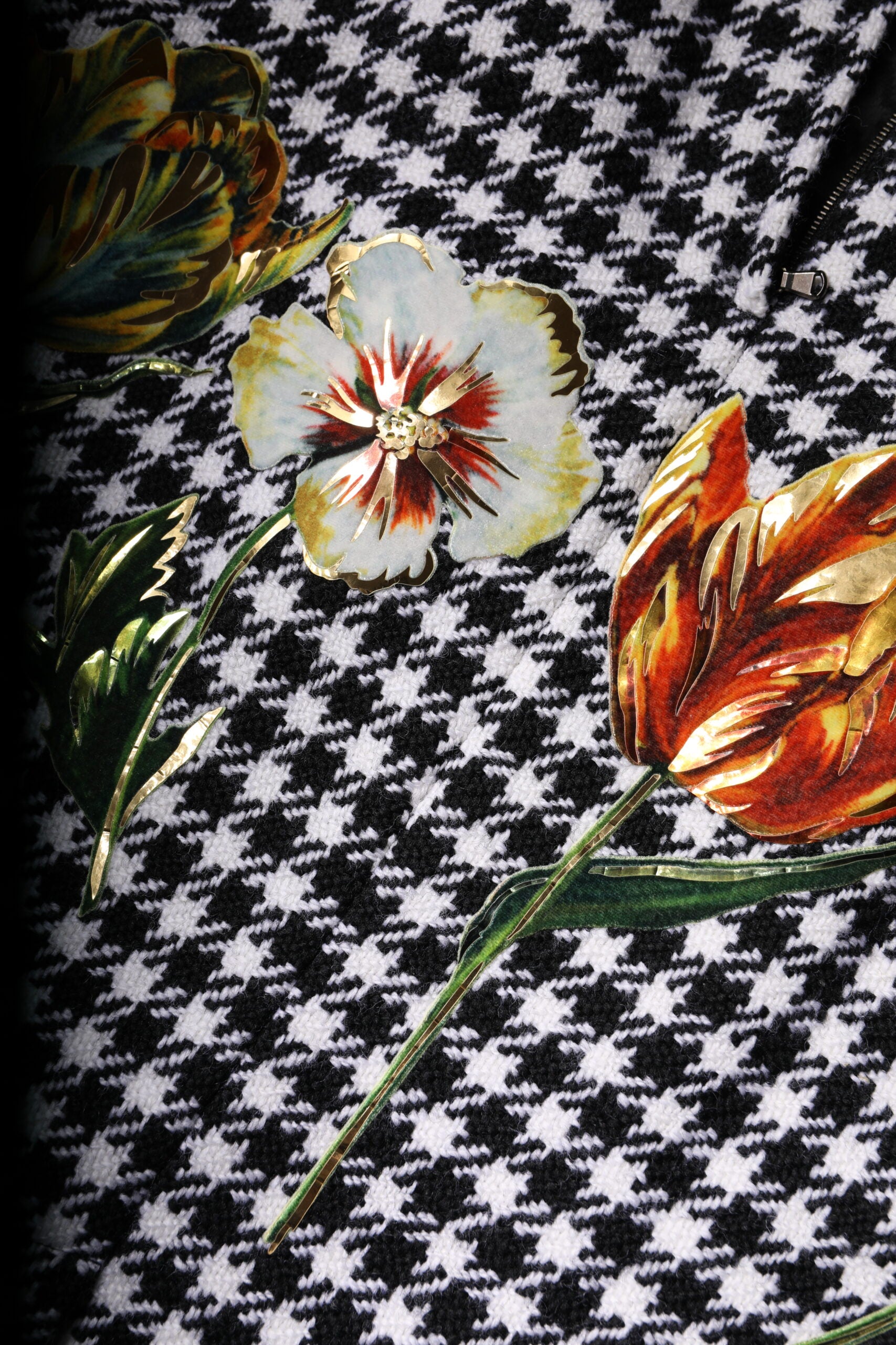 Falda tubo con estampado floral multicolor y cintura alta de Dolce & Gabbana-8