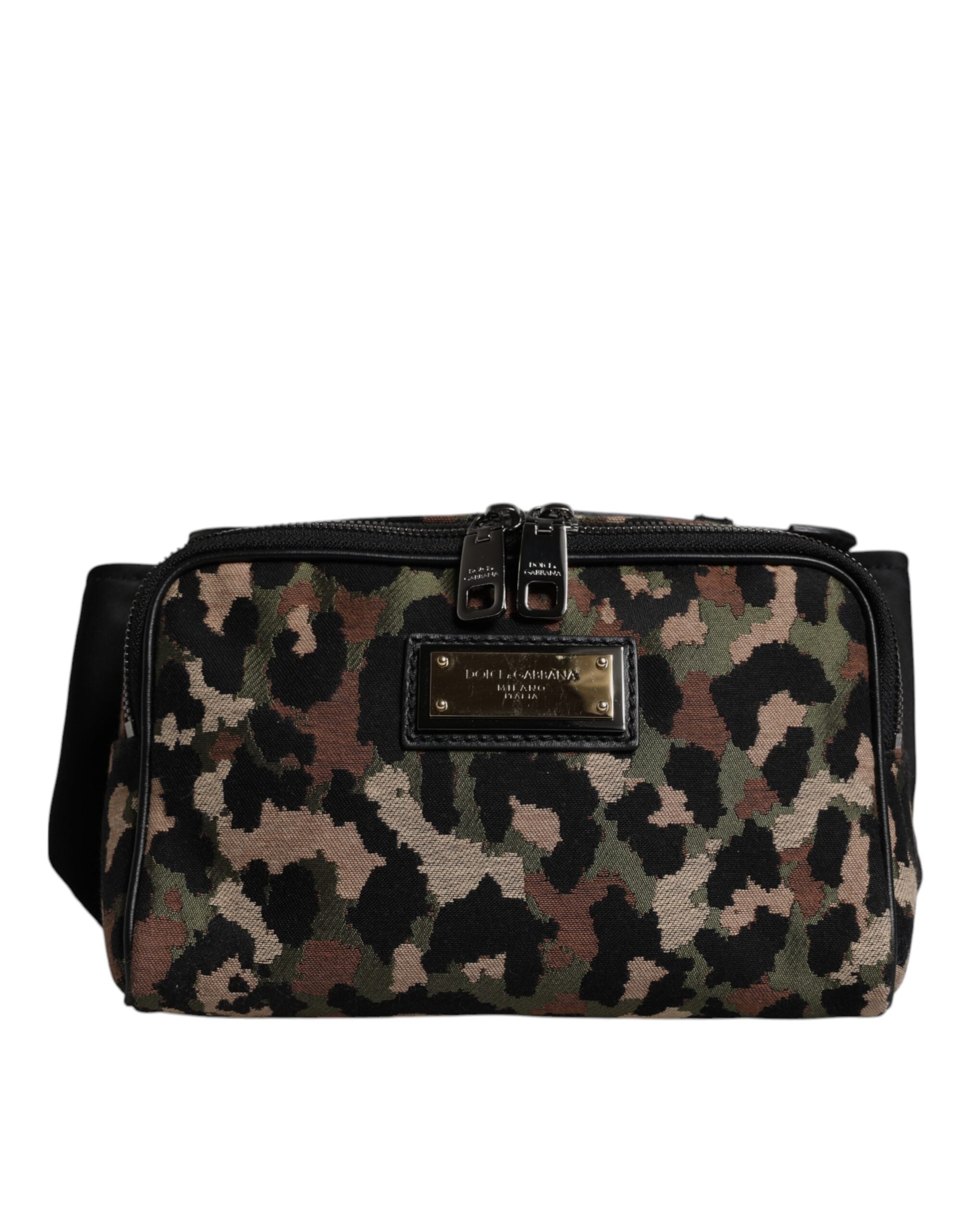 Cinturón con logo DG y leopardo multicolor de Dolce & Gabbana-2