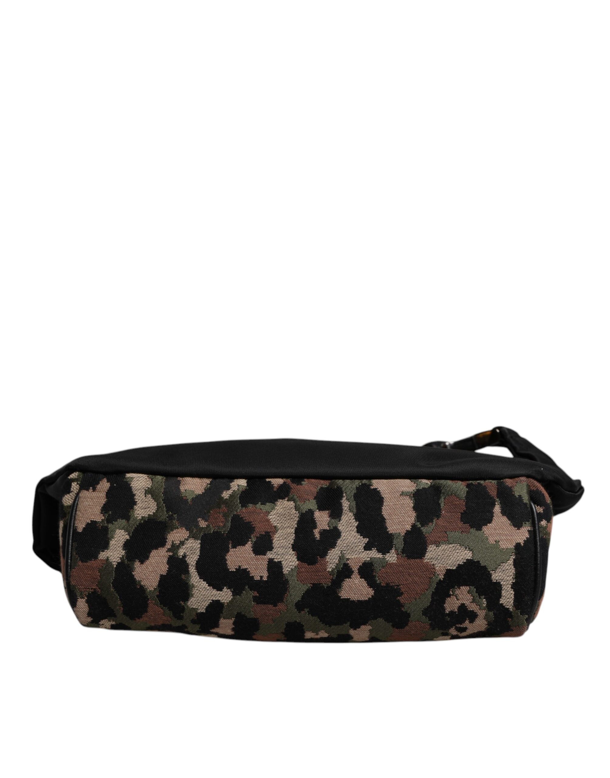 Dolce & Gabbana Multicolor Leopard DG Logo Belt Waist Belt Bag-5