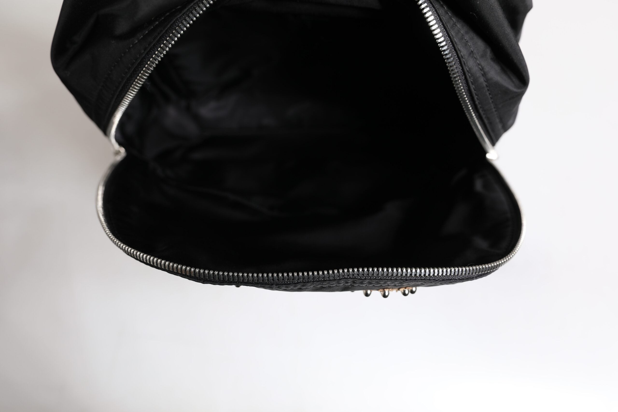 Dolce & Gabbana Black Nylon #DGFAMILY embellishes VULCANO backpack bag-8