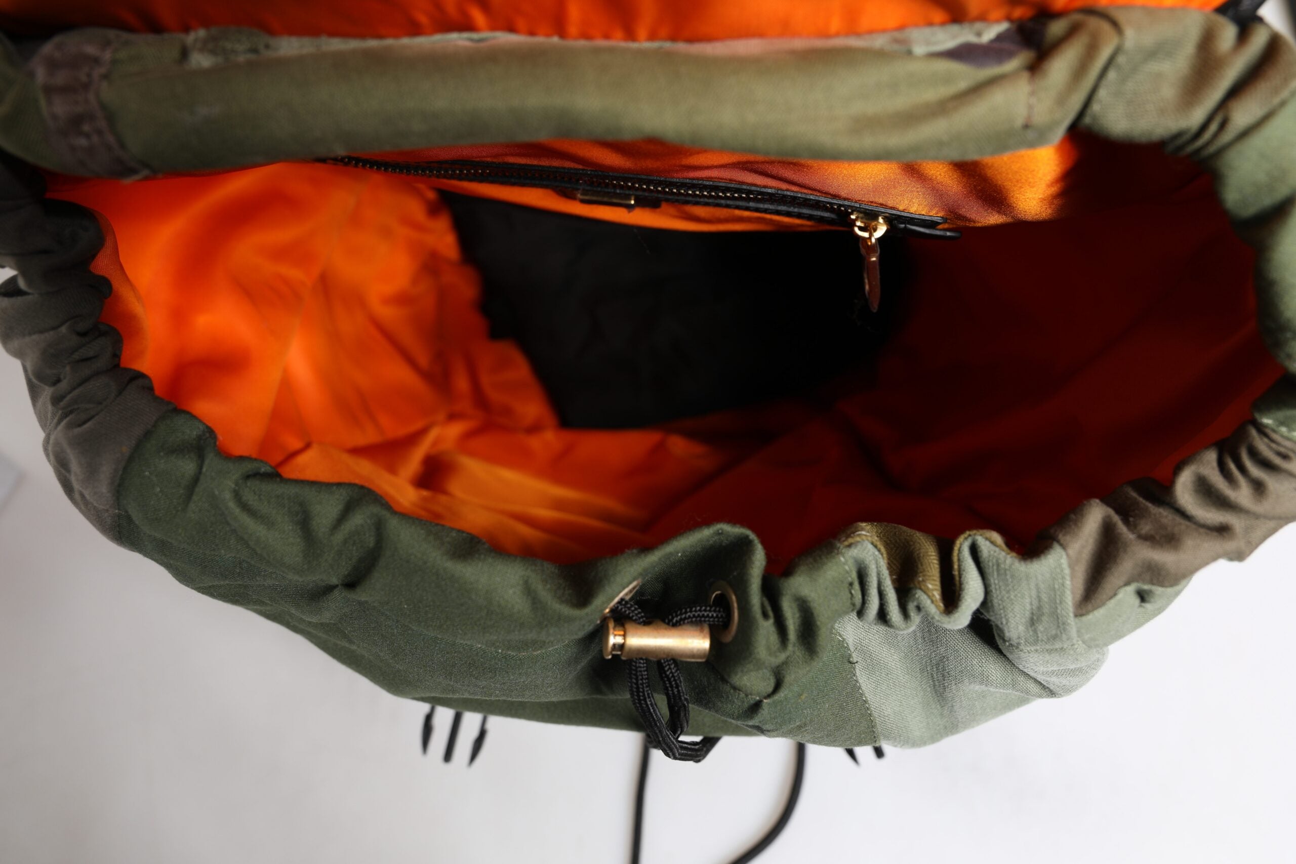Dolce & Gabbana Military Green Patchwork Travel Backpack-7