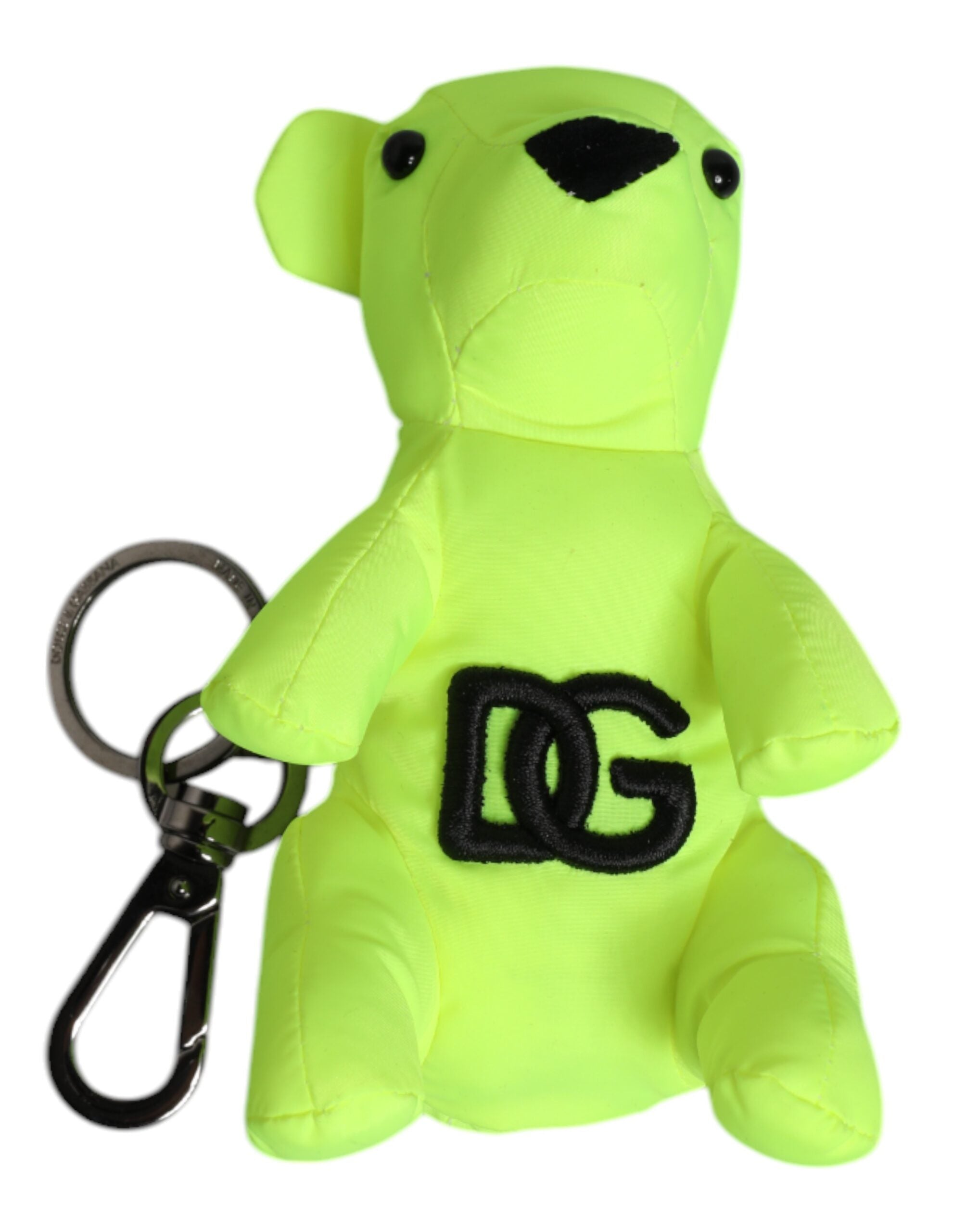 Dolce & Gabbana Green Bear Embroidered Logo Keyring Clasp Keyring-2