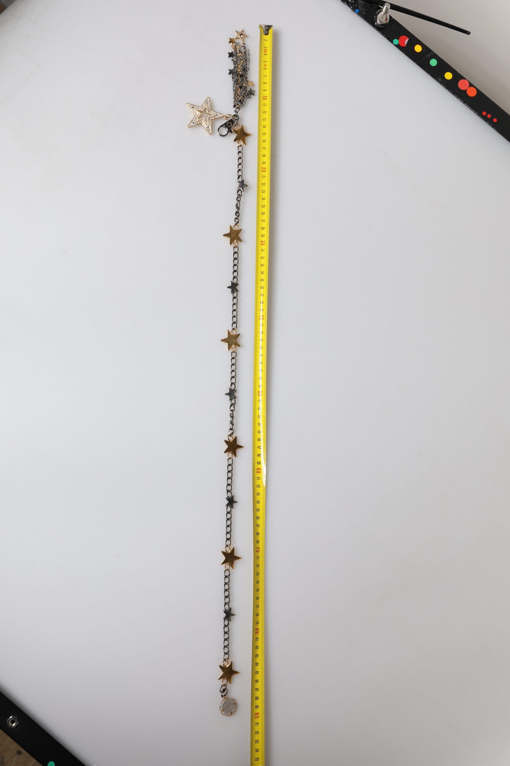 Dolce & Gabbana silver gold brass embellished waist chain belt-7