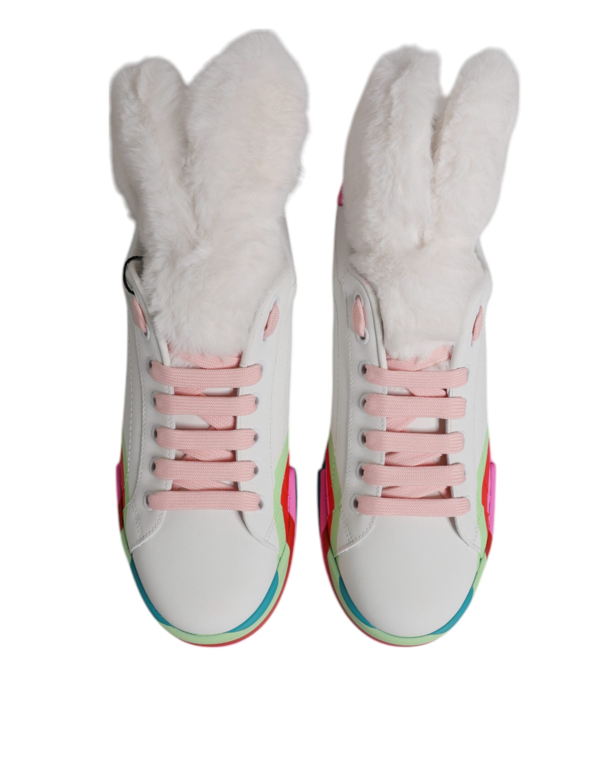 Dolce & Gabbana Multicolor Low Top Trainer Sneakers Shoes-3