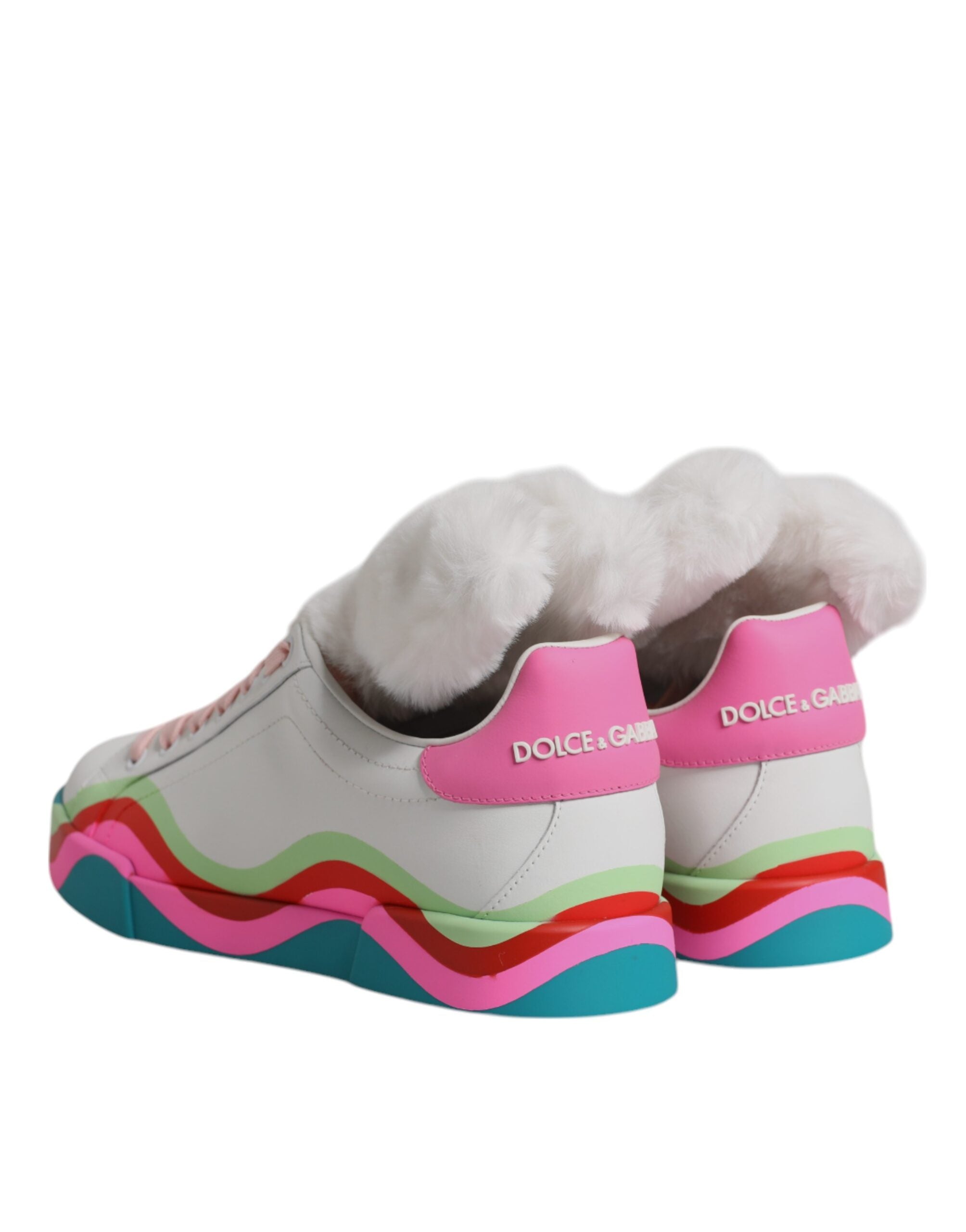 Dolce & Gabbana Multicolor Low Top Trainer Sneakers Shoes-5