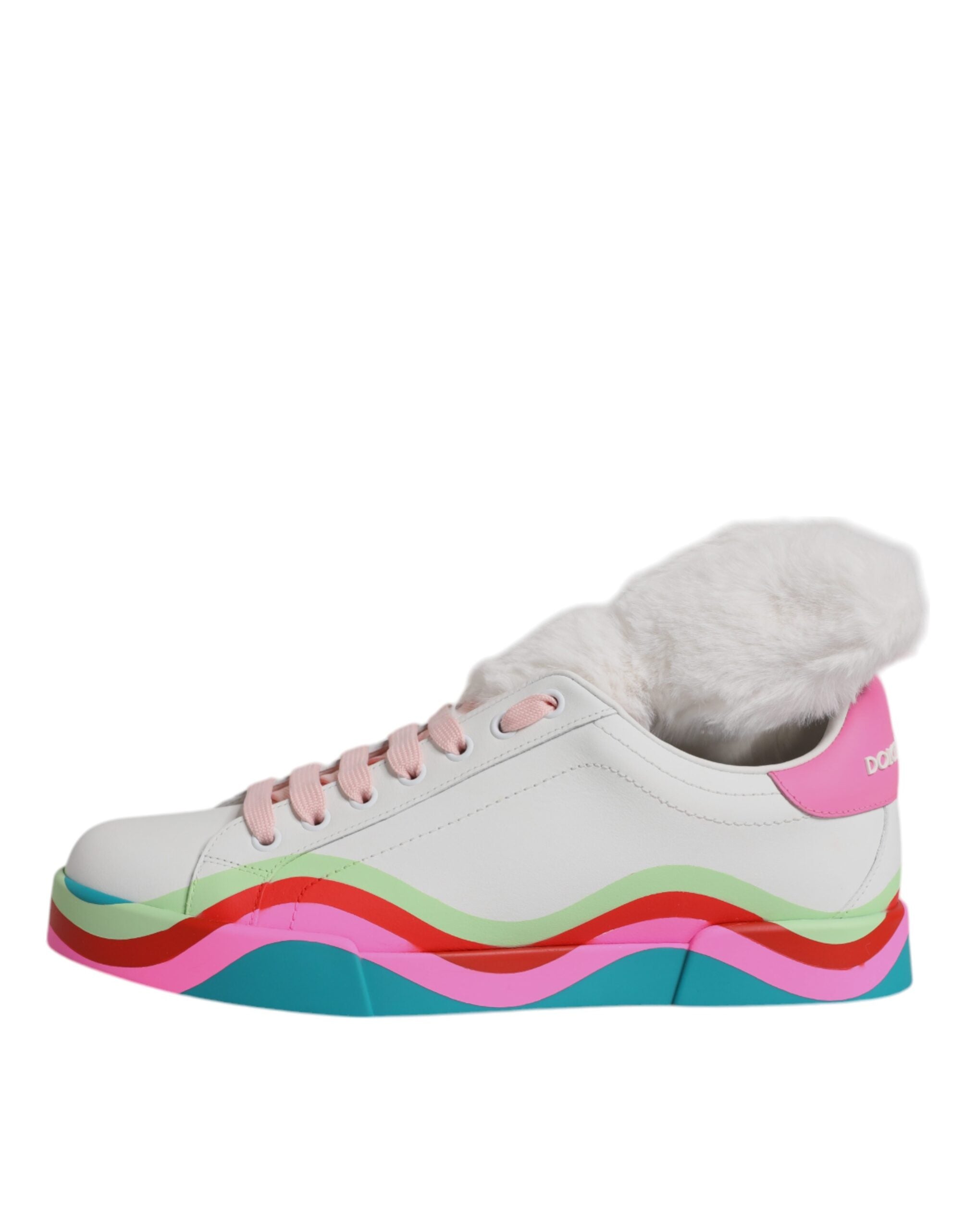 Dolce & Gabbana Multicolor Low Top Trainer Sneakers Shoes-6