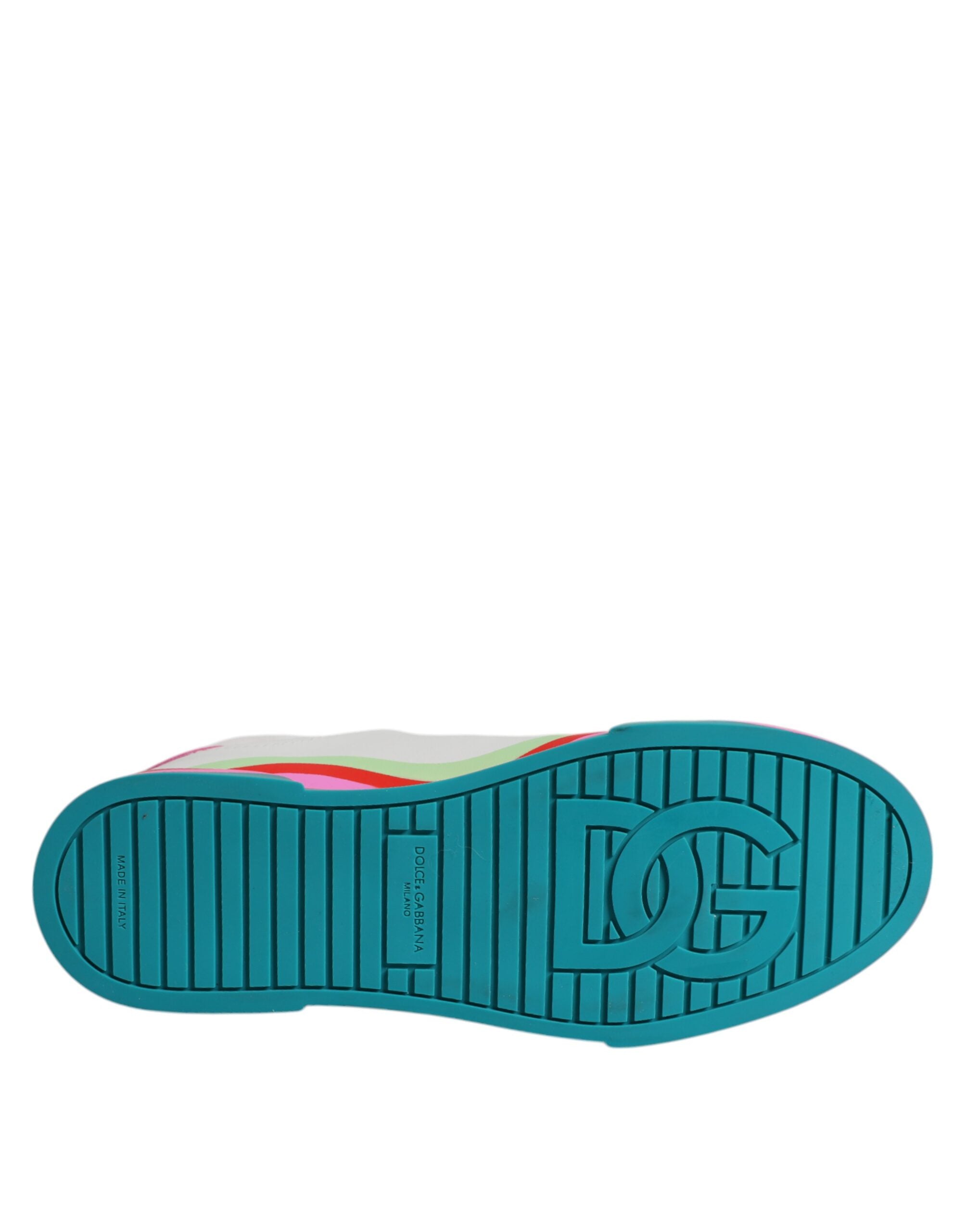 Dolce & Gabbana Multicolor Low Top Trainer Sneakers Shoes-8