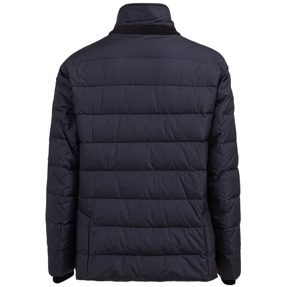 Dolce & Gabbana Blue Polyester Coat-2