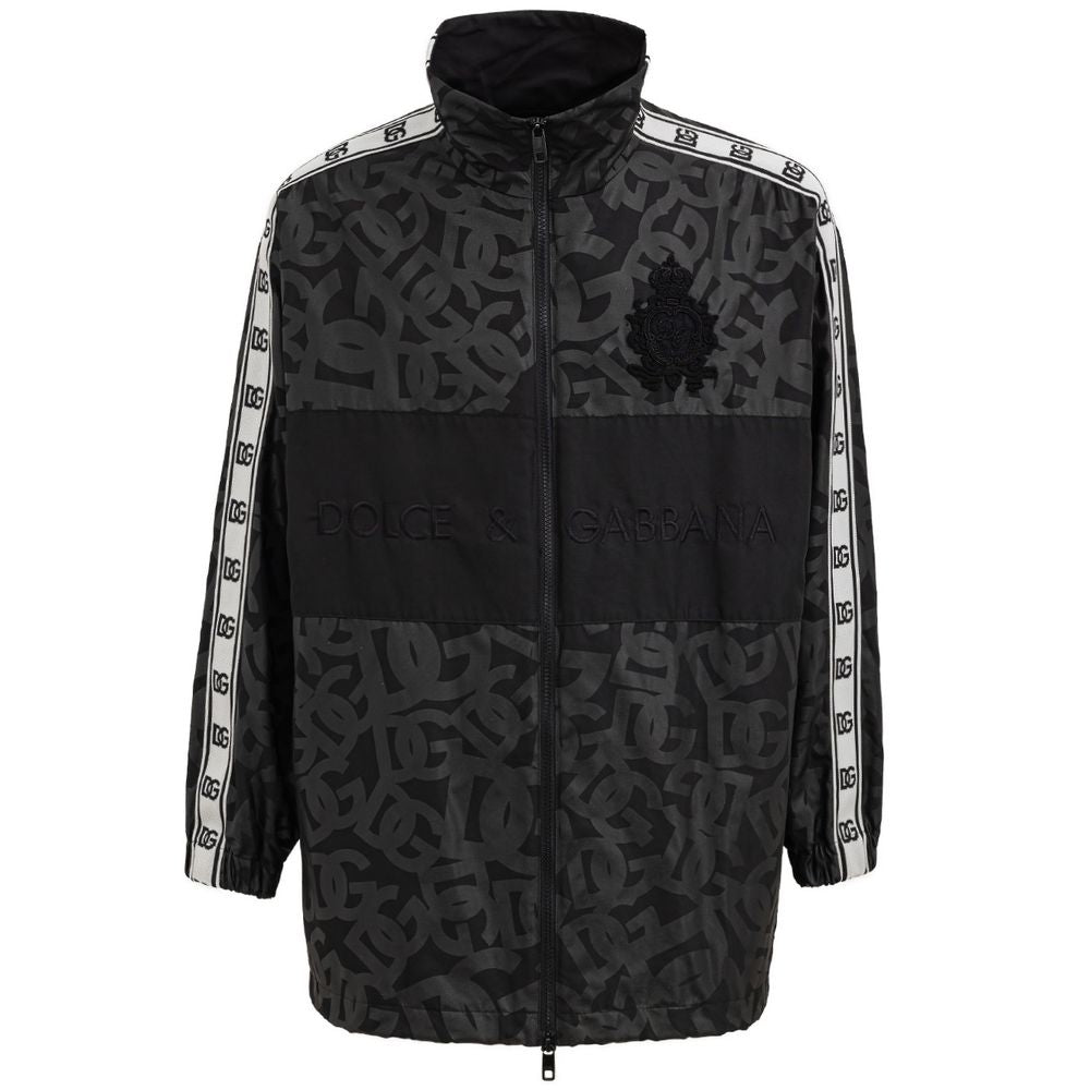 Dolce & Gabbana Schwarze Shell-Jacke aus Polyester-1