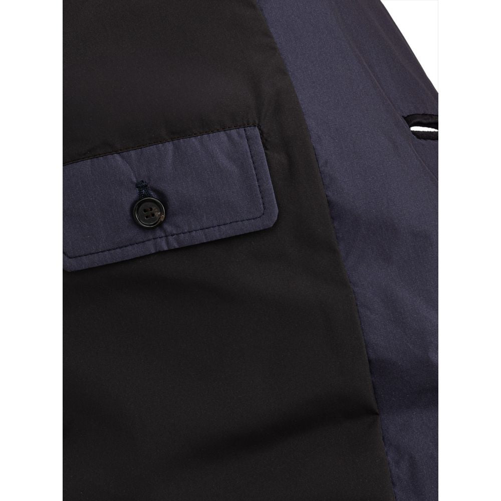 Dolce & Gabbana Blue Polyester Coat-5
