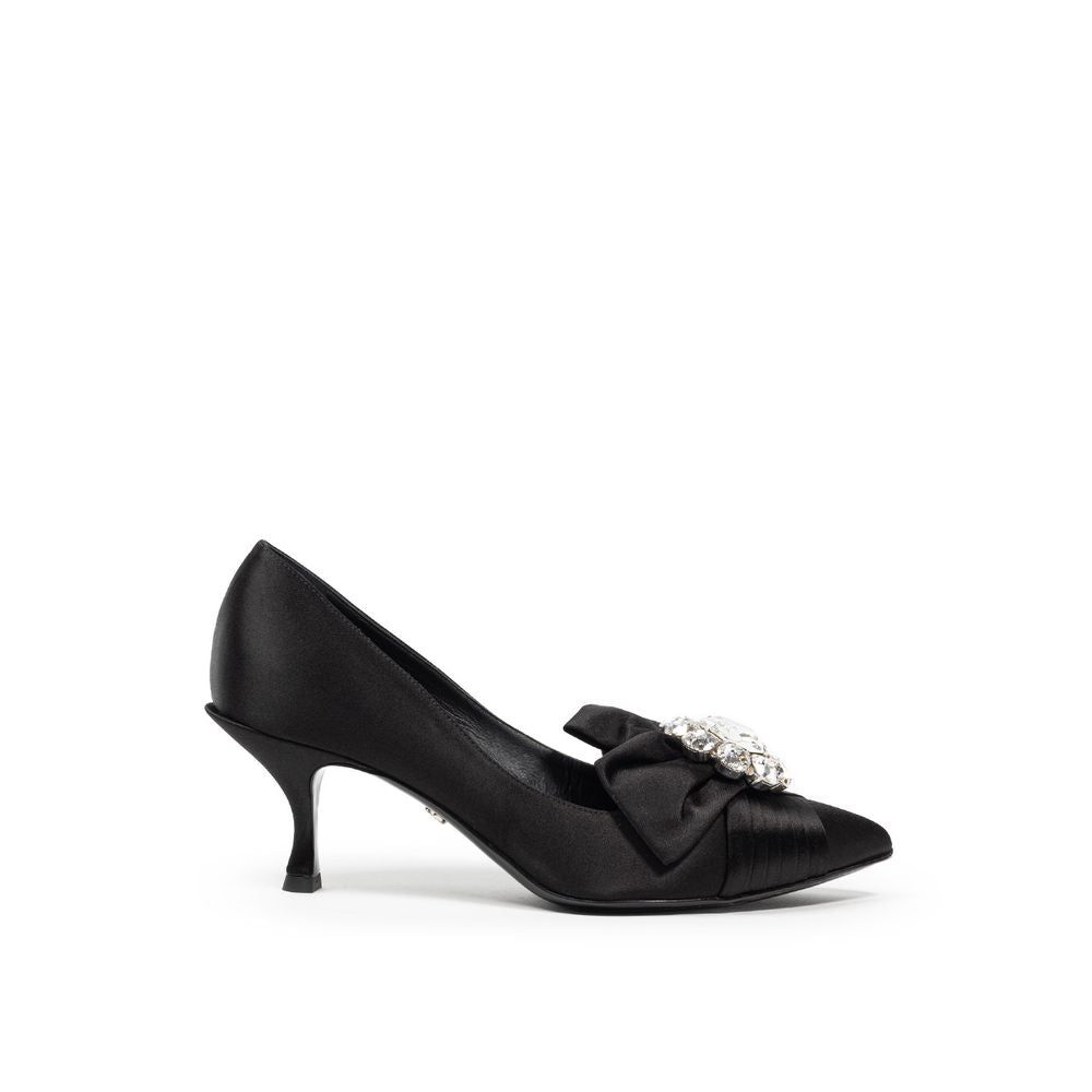Dolce & Gabbana black viscose pumps-1