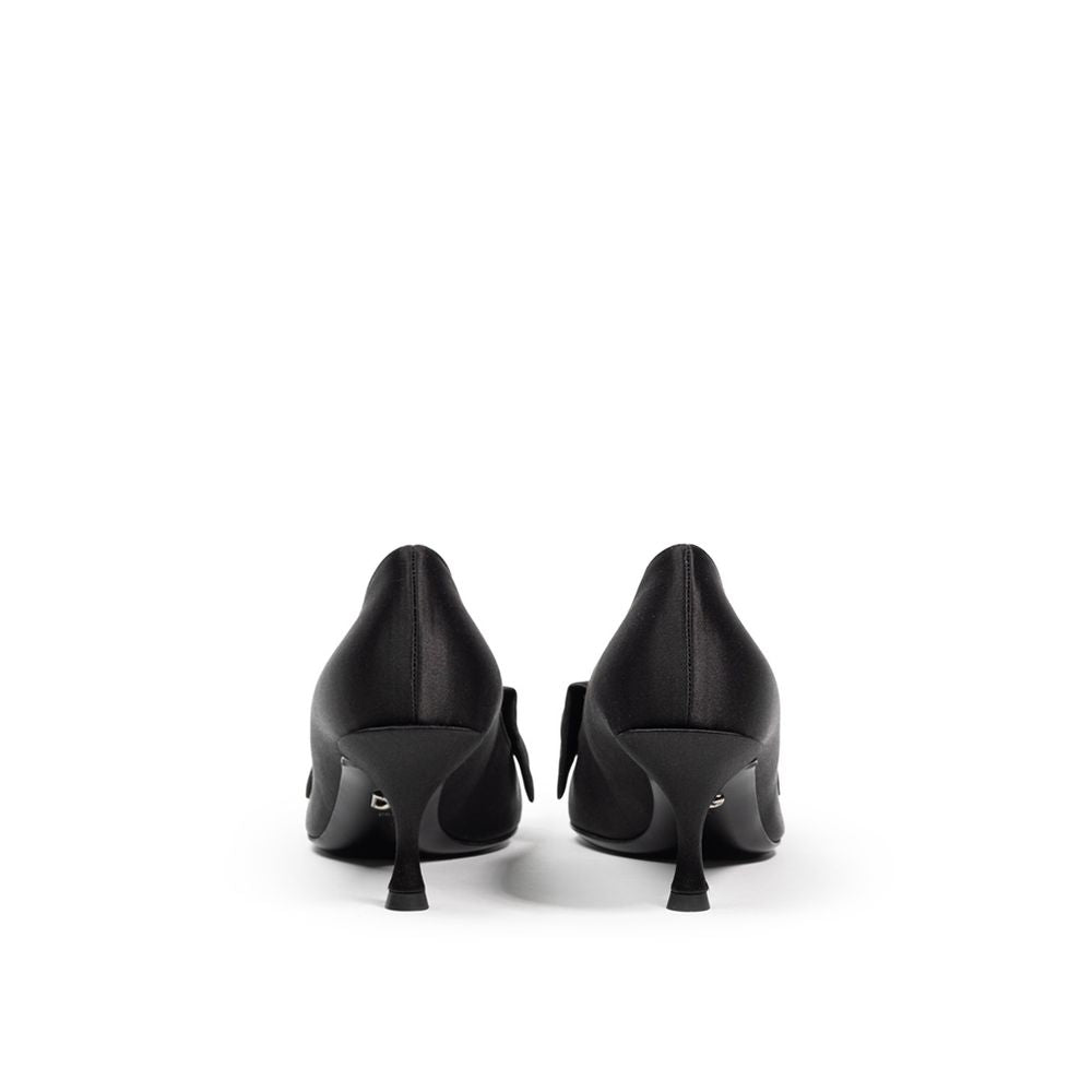 Dolce & Gabbana black viscose pumps-3