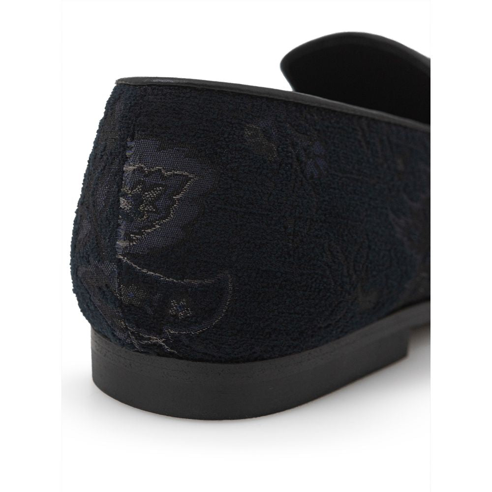 Etro Elegant blue leather slip-on loafers-6