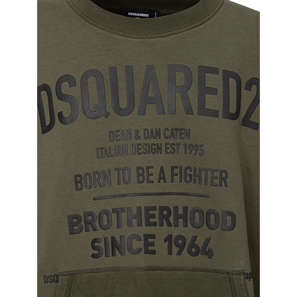 Dsquared² Baumwoll-Sweatshirt in Grün-3