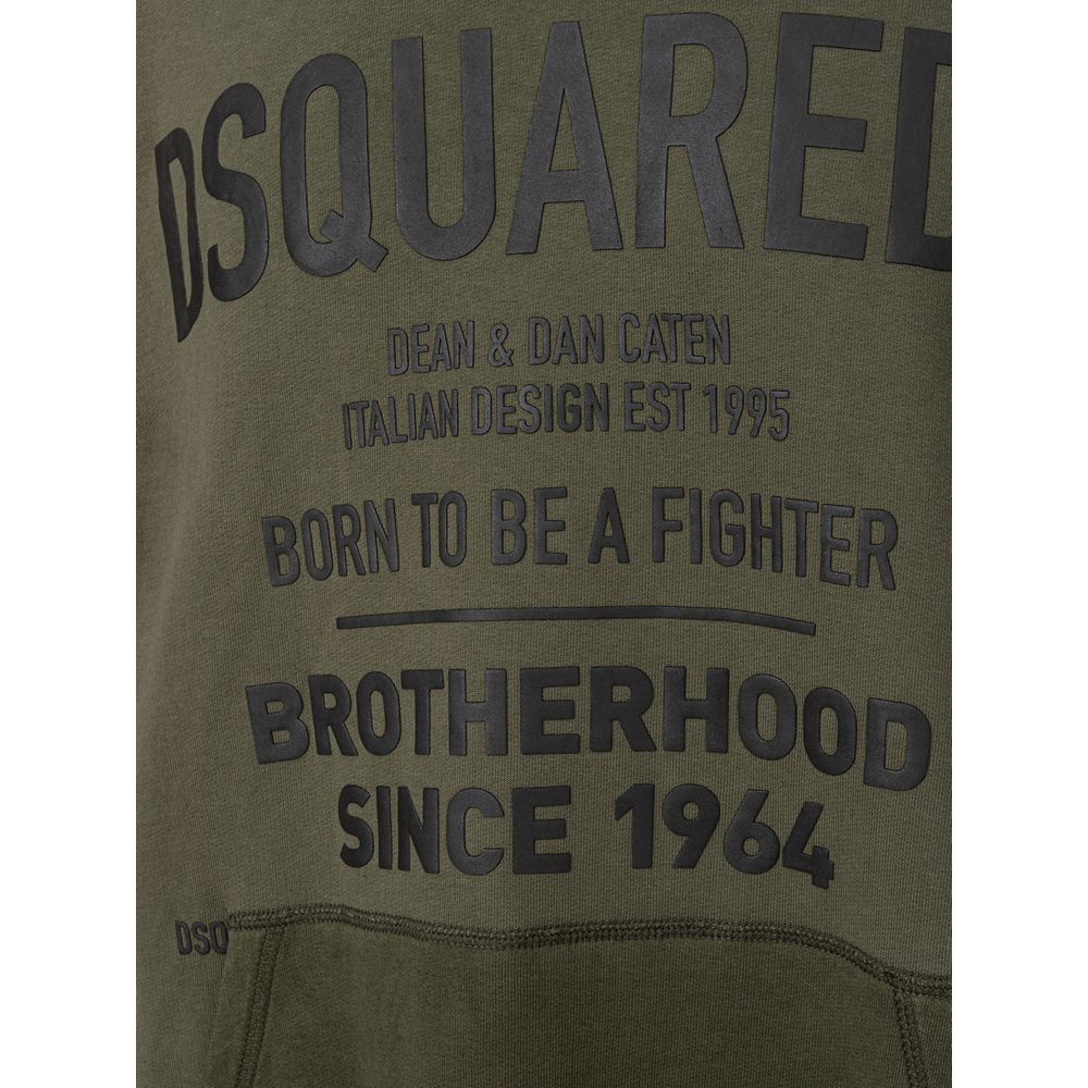 Dsquared² Baumwoll-Sweatshirt in Grün-4