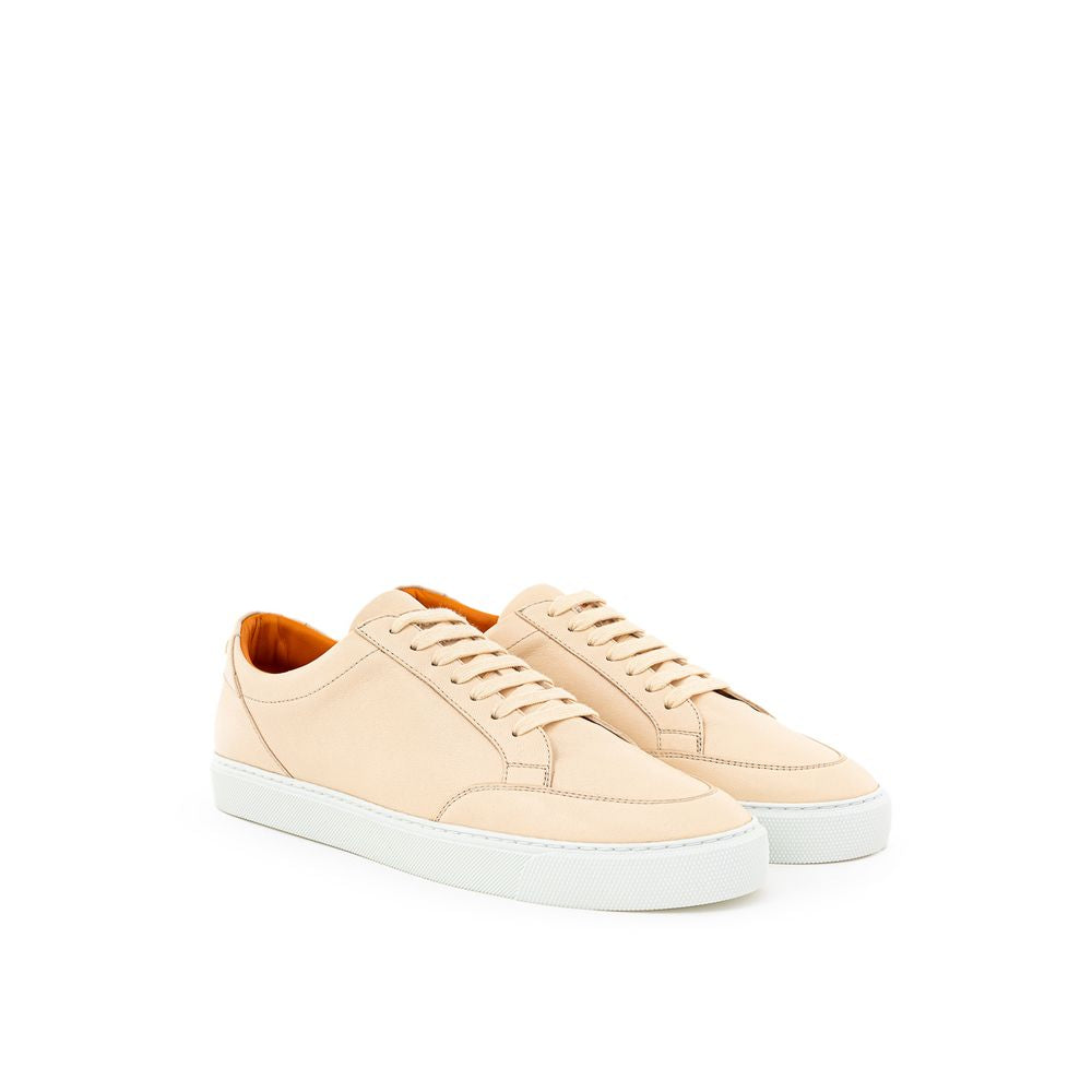 Burberry pink leather low-top sneakers-2