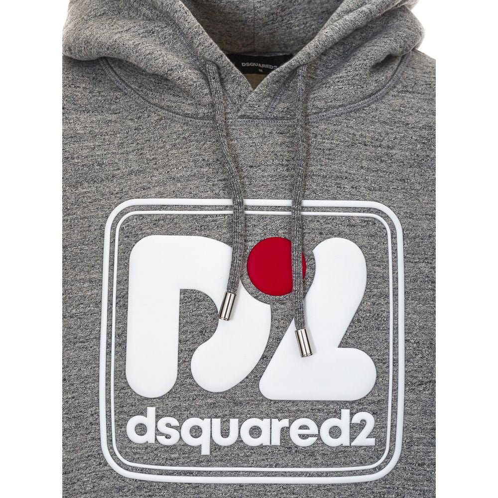 Dsquared² Grey Cotton Sweatshirt-3
