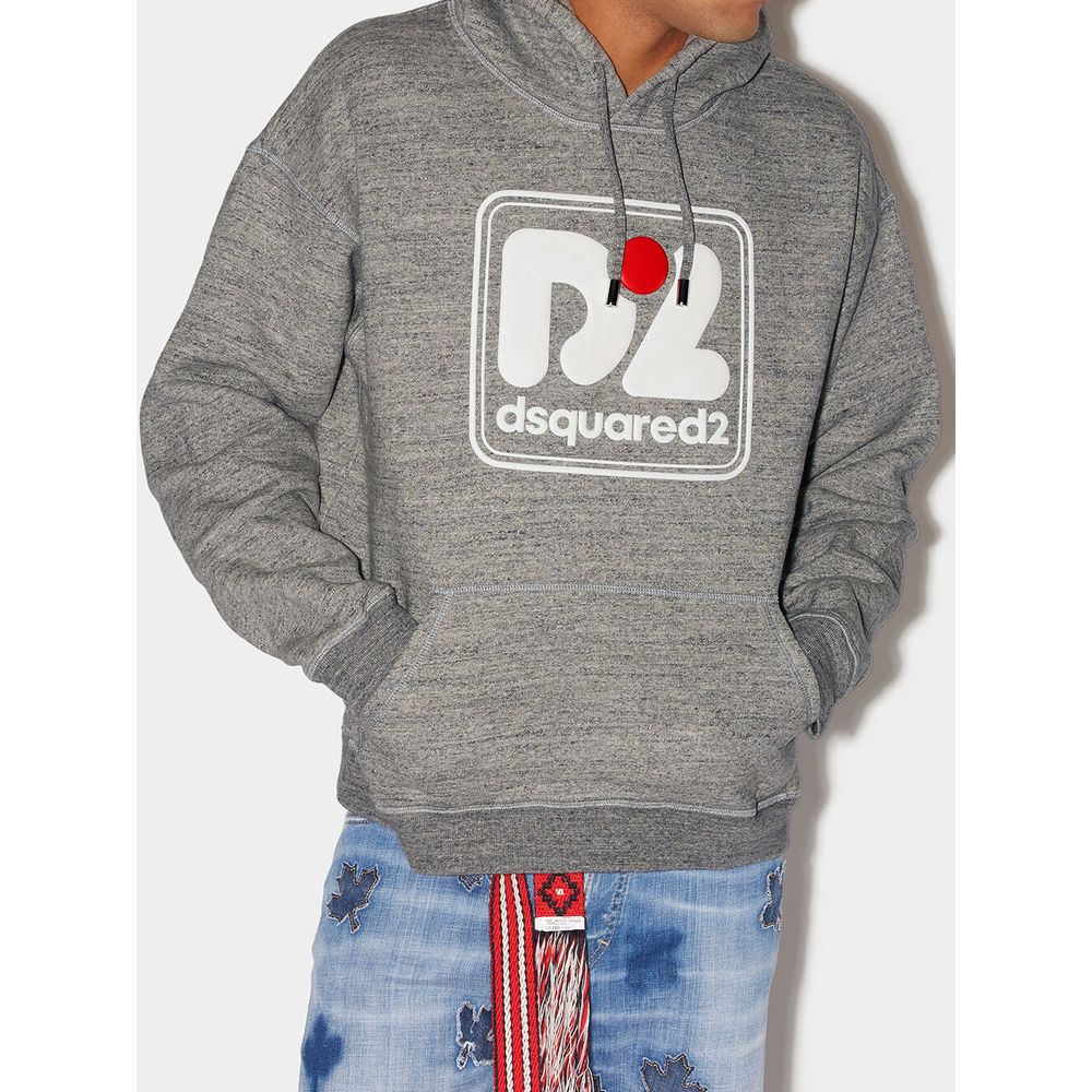 Dsquared² Grey Cotton Sweatshirt-4