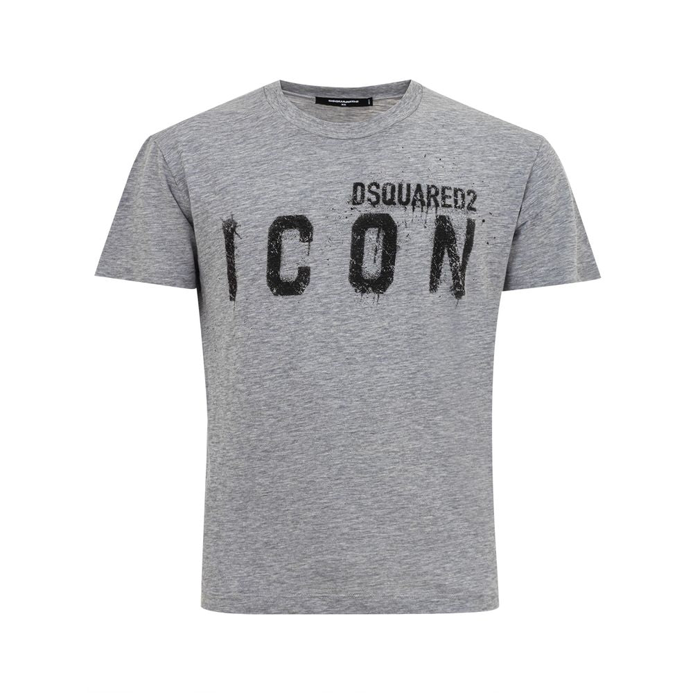 Dsquared² Elegant grey cotton t-shirt for stylish men-1