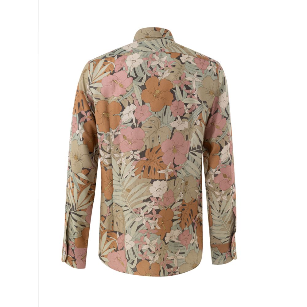 Tom Ford patterned shirt made of multicolor lyocell-2