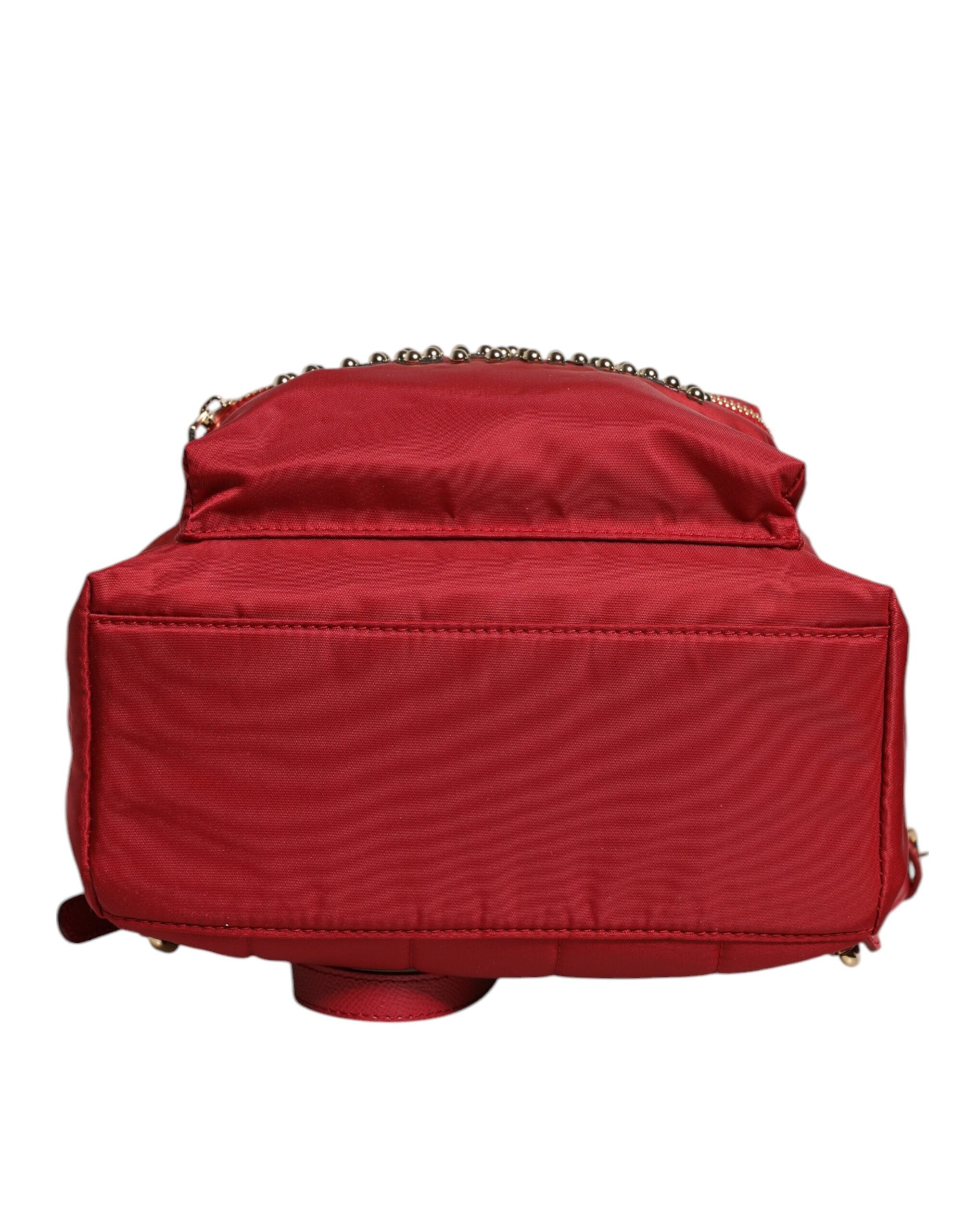 Dolce & Gabbana Rot #DGFAMILY VULCANO Verschönerung Rucksack Tasche-5