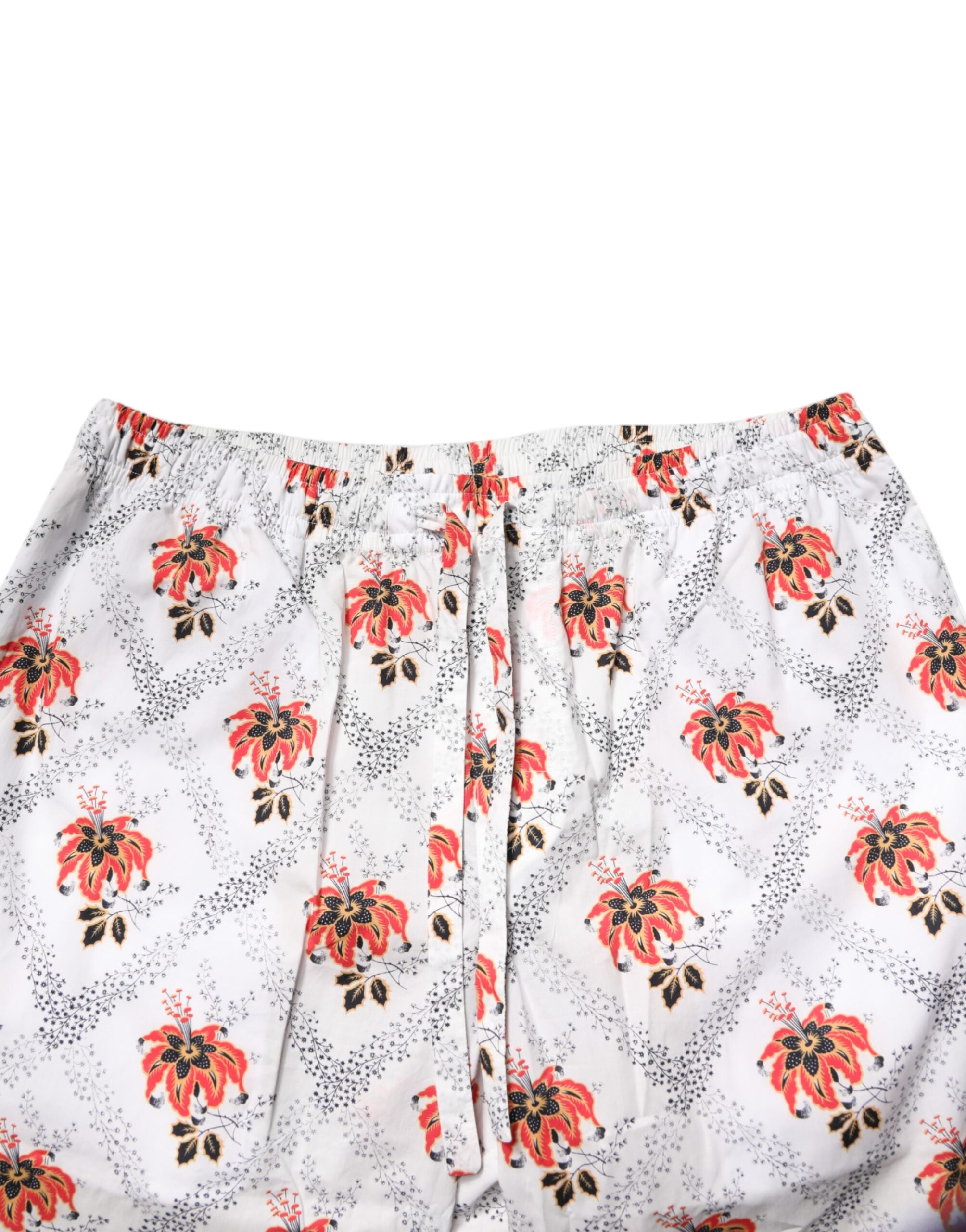 Dolce & Gabbana Multicolor Floral Print Cotton Pyjama Set Nightwear-7