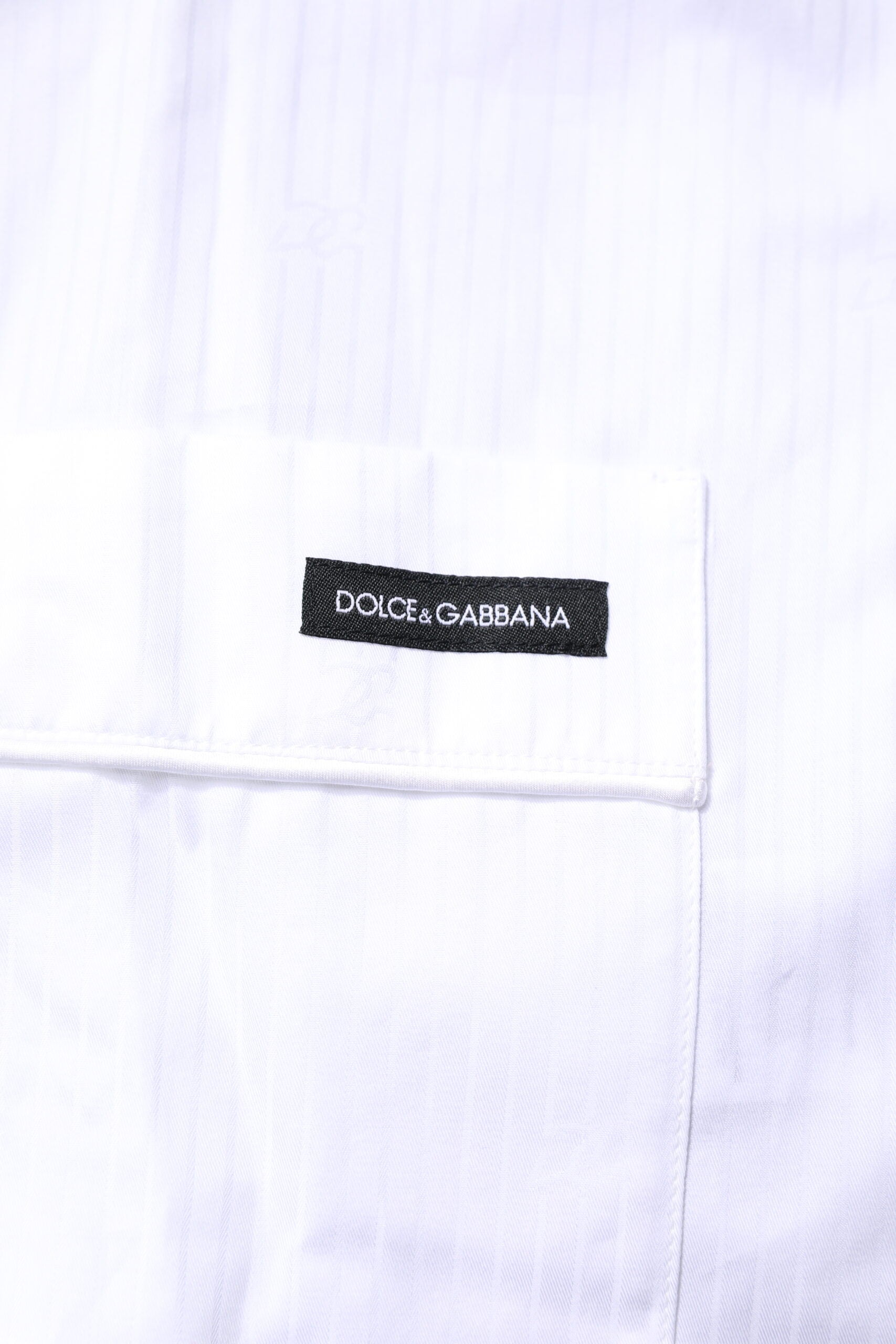 Dolce & Gabbana White Cotton Shirt and Pants Pyjama Set Sleepwear-7