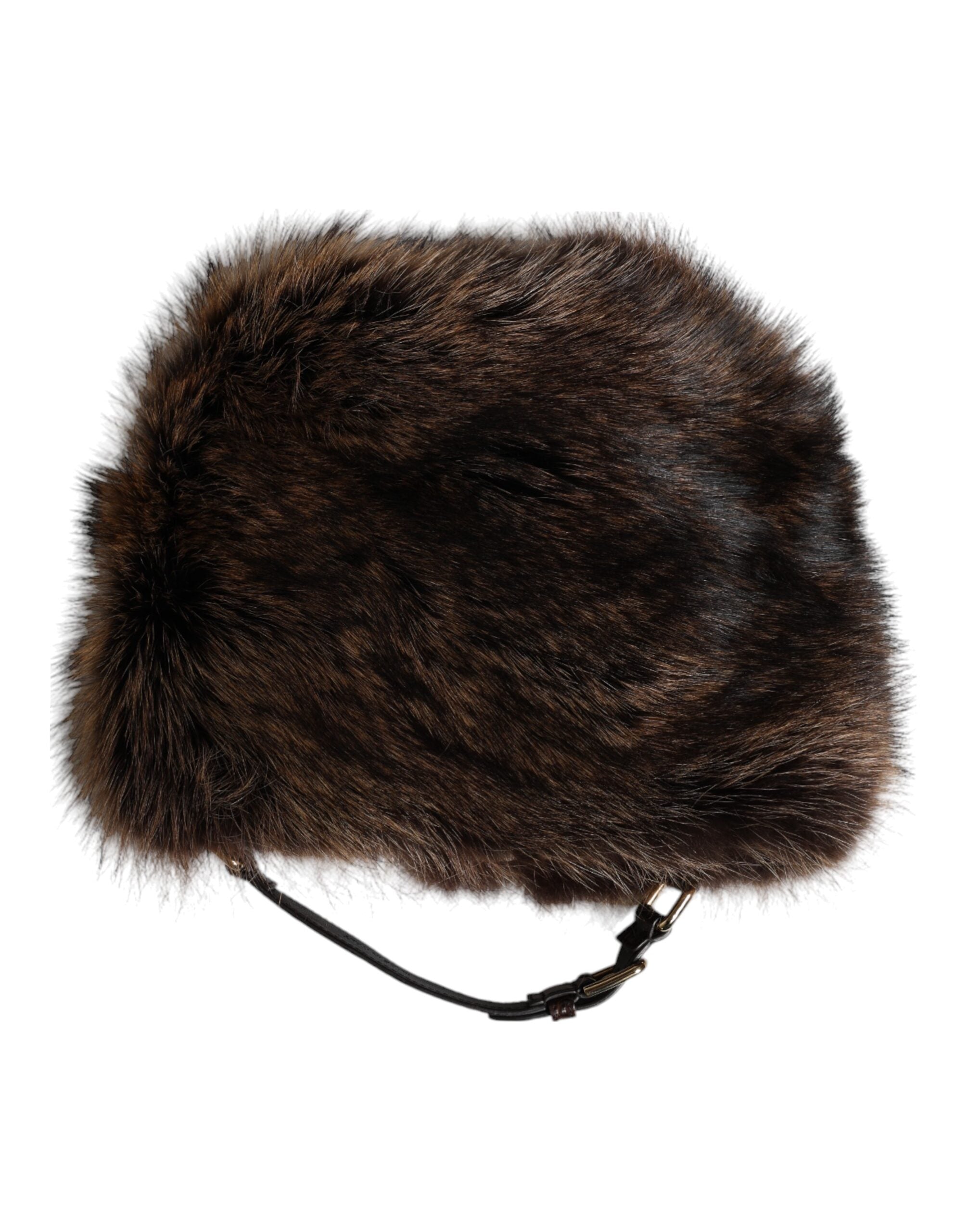 Sombrero de pescador de piel marrón para mujer de Dolce & Gabbana-2