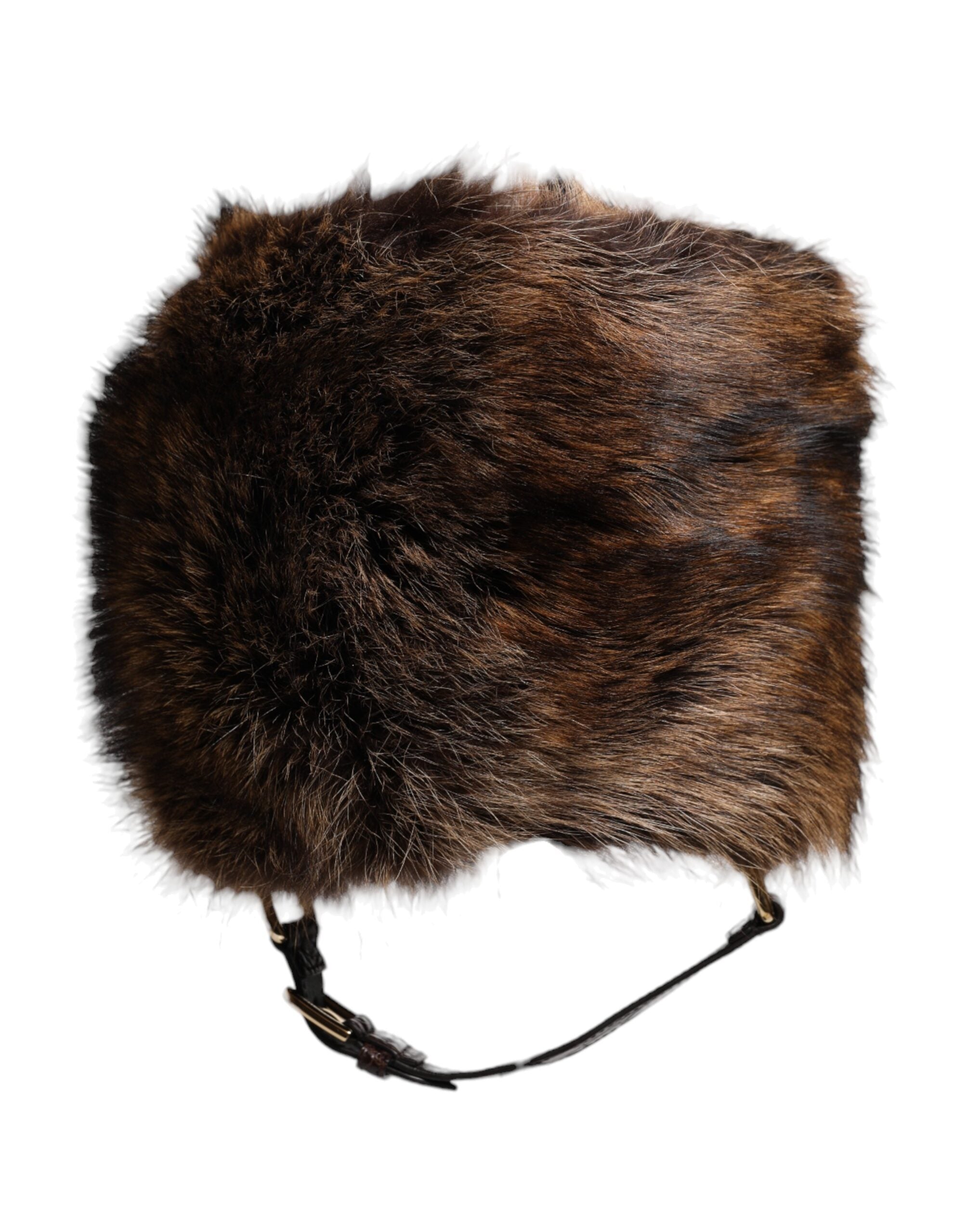 Sombrero de pescador de piel marrón para mujer de Dolce & Gabbana-6