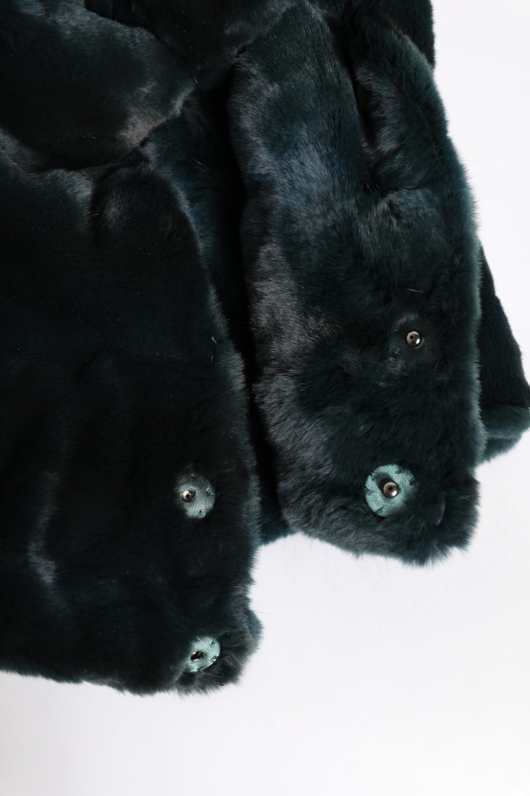 Dolce & Gabbana Black Weasel Fur Women's Beanie Hat-6