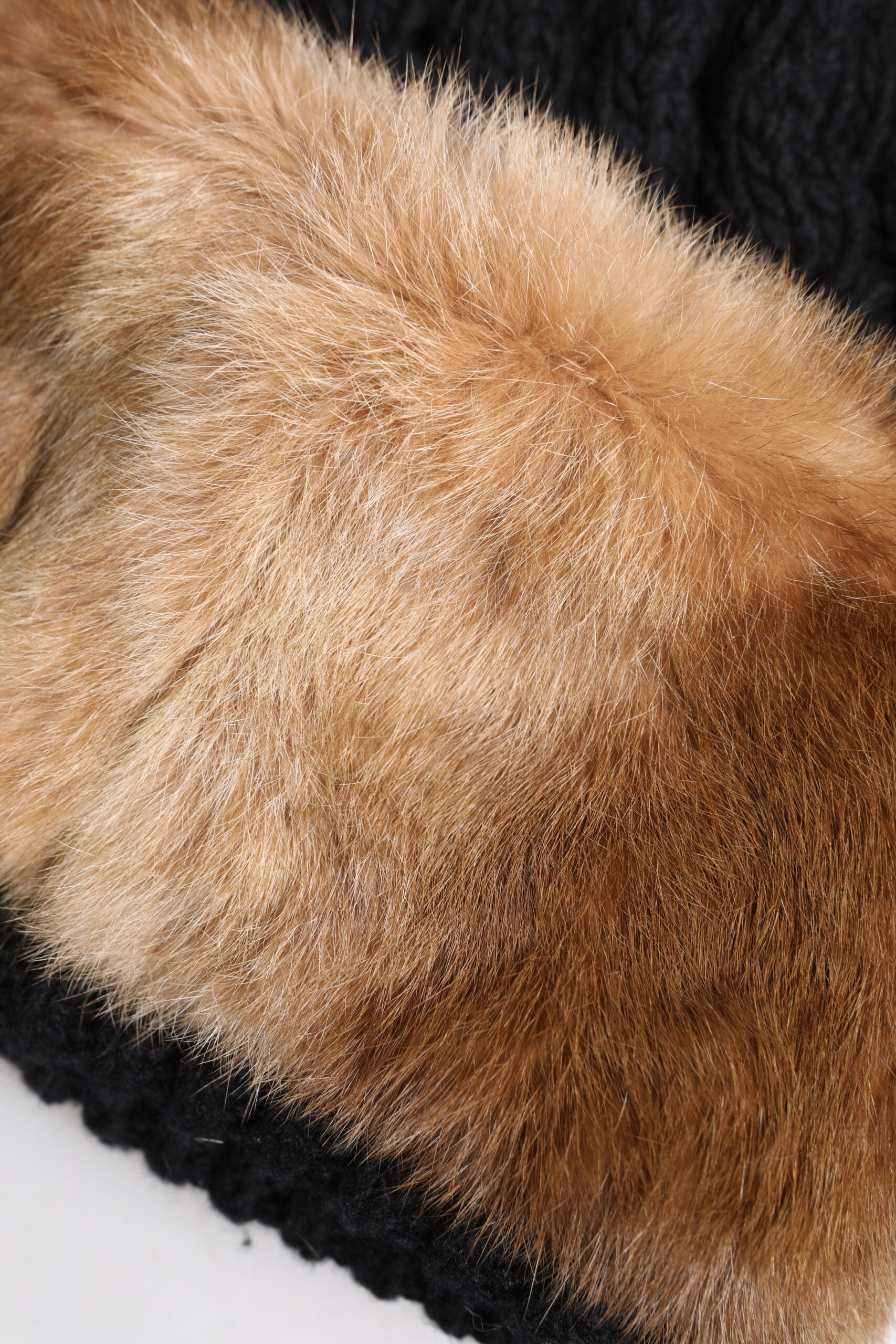 Dolce & Gabbana Black Brown Dyed Rabbit Real Fur Winter Beanie Hat-4