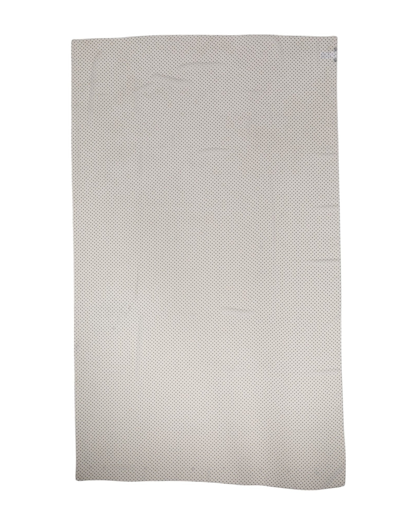 Dolce & Gabbana White Polka Dot Polyester Wrap Scarf-3