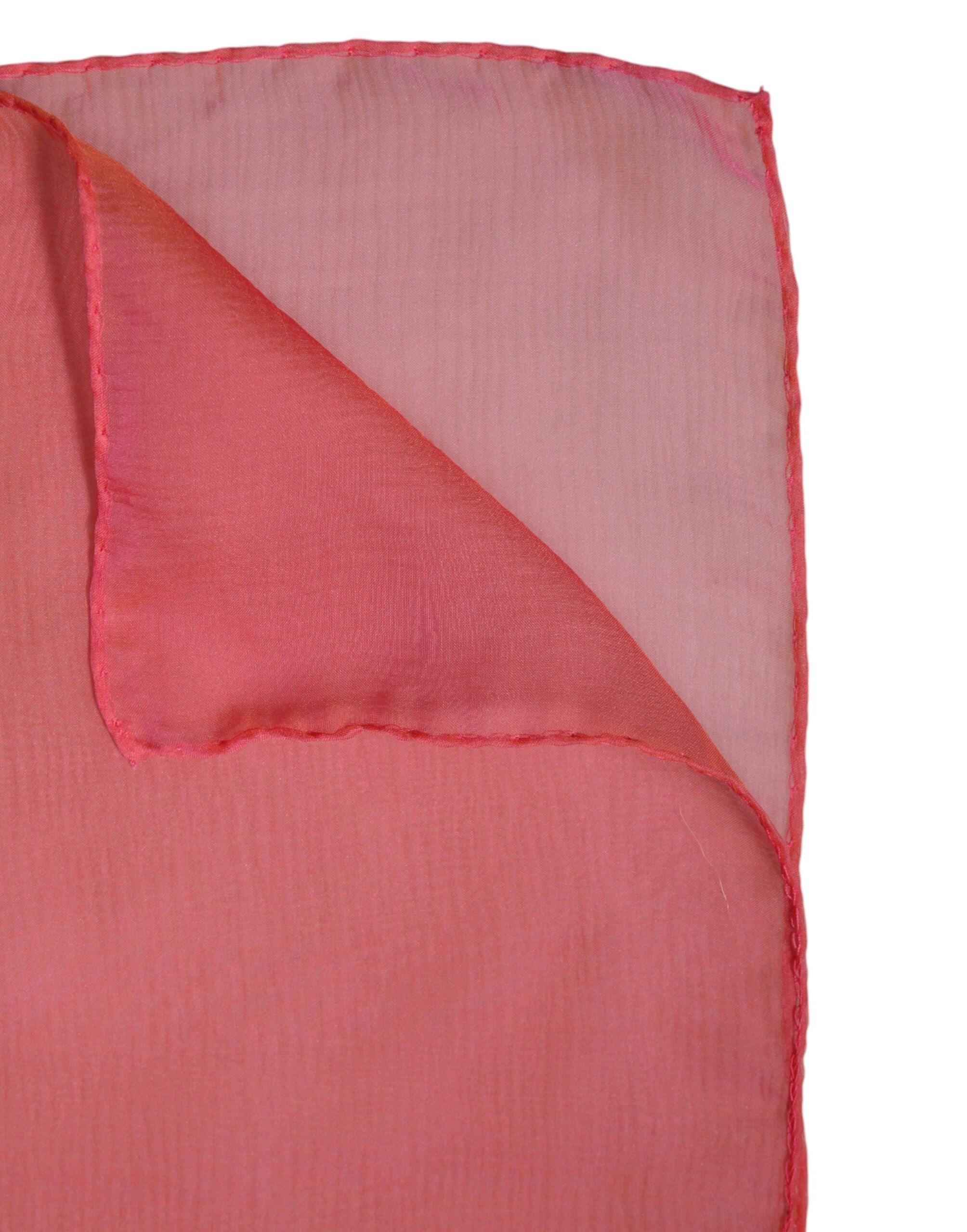 Dolce & Gabbana Pink Silk Rectangle Women's Wrap Scarf-6